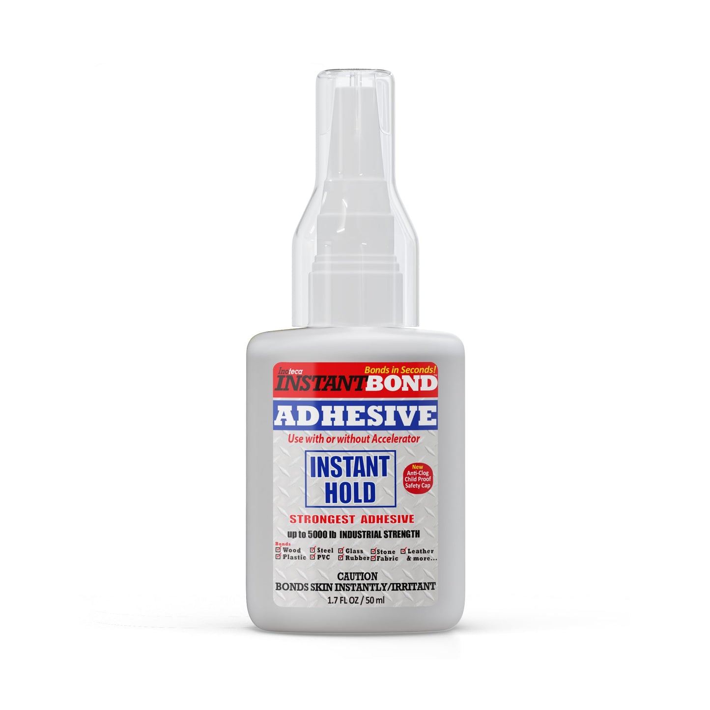 Instant Bond Super Fast Strongest Glue & Accelerator Small Kit 50ml/170g