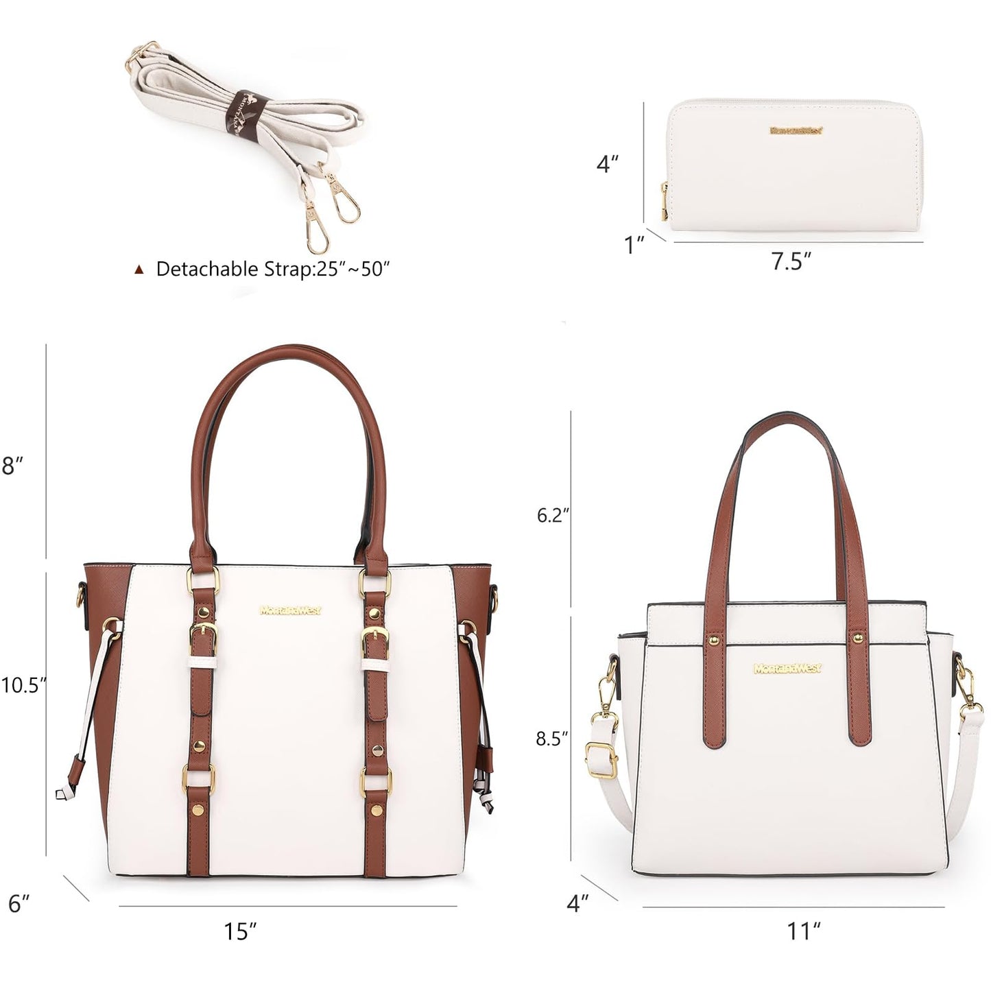 Montana West 3PCS Purses for Women Tote Bag and Wallet Set Shoulder Satchel Handbags
