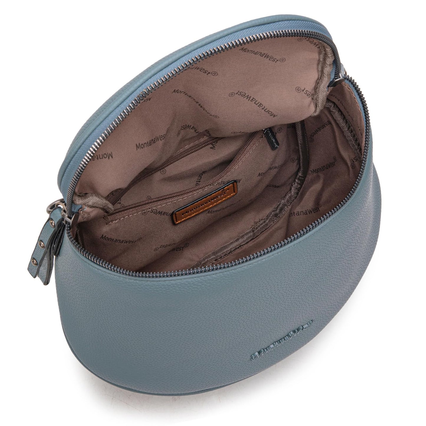 Montana West Crossbody Bag for Women, Large Bum Bag Purse Soft Vegan Leather Travel Fanny Pack with Coin Purse