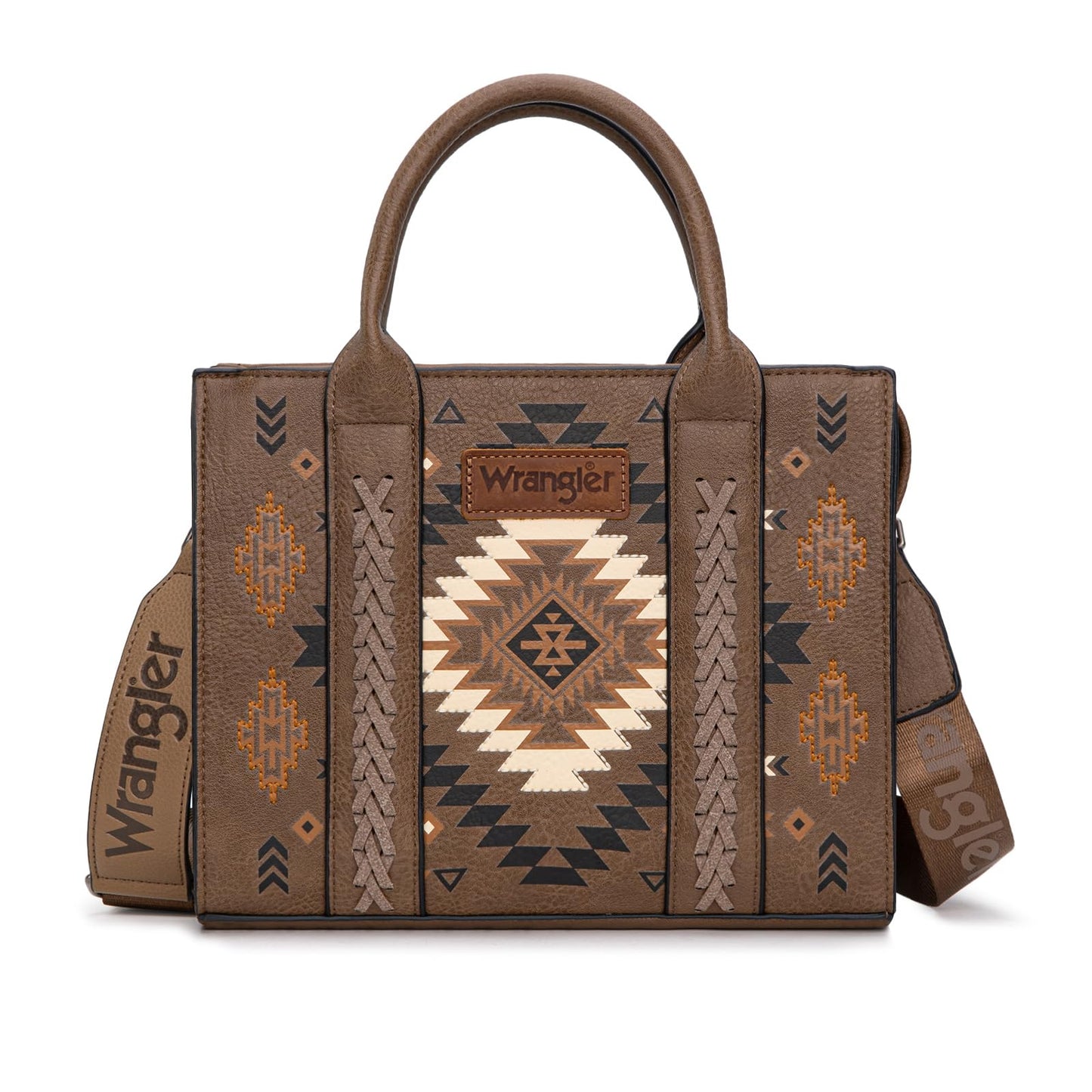 Wrangler Tote Bag for Women Western Purse and Aztec Satchel Handbag