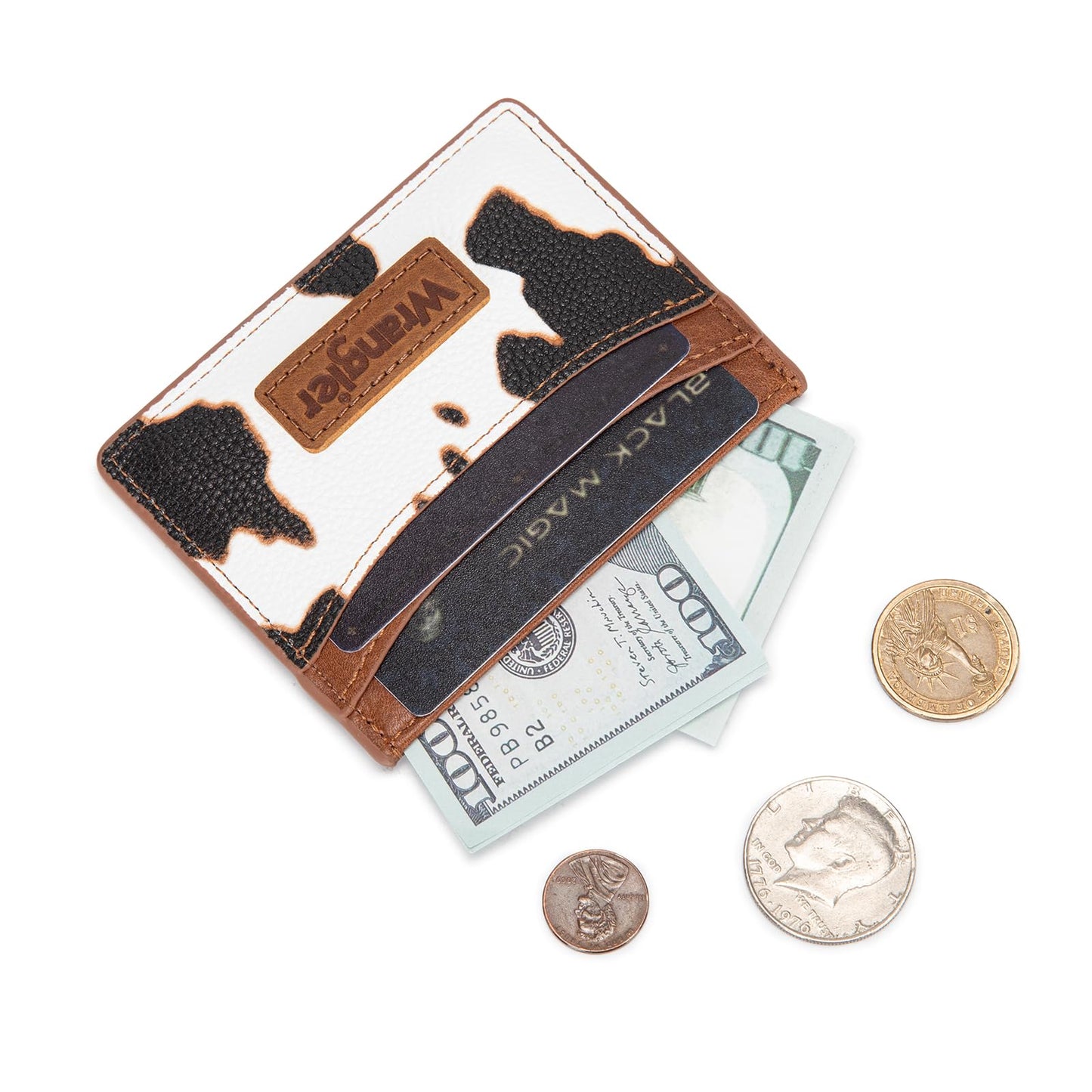 Montana West X Wrangler Credit Card Holder for Women Wallet Card Case Small Ladies Female Pocket Wallet