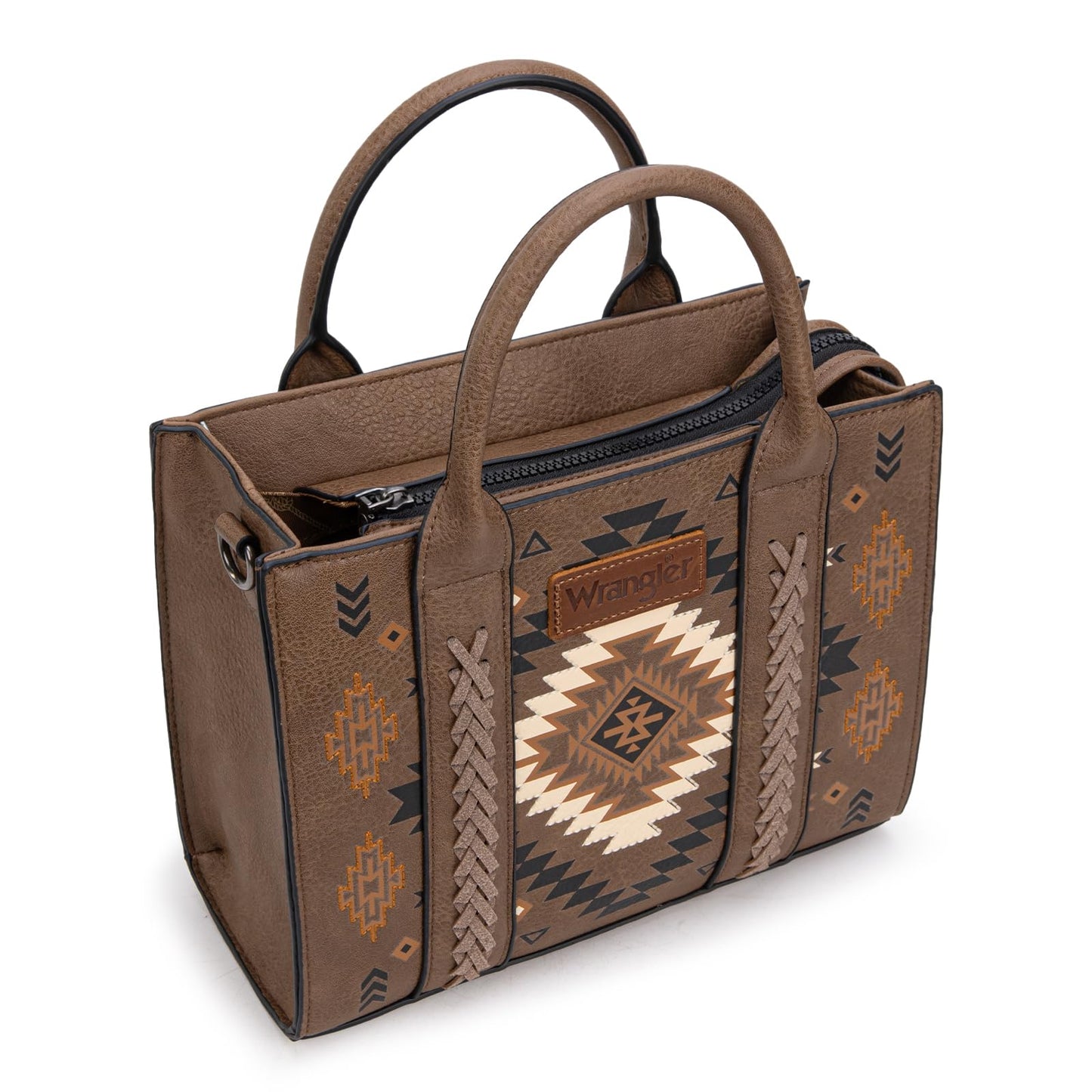 Wrangler Tote Bag for Women Western Purse and Aztec Satchel Handbag