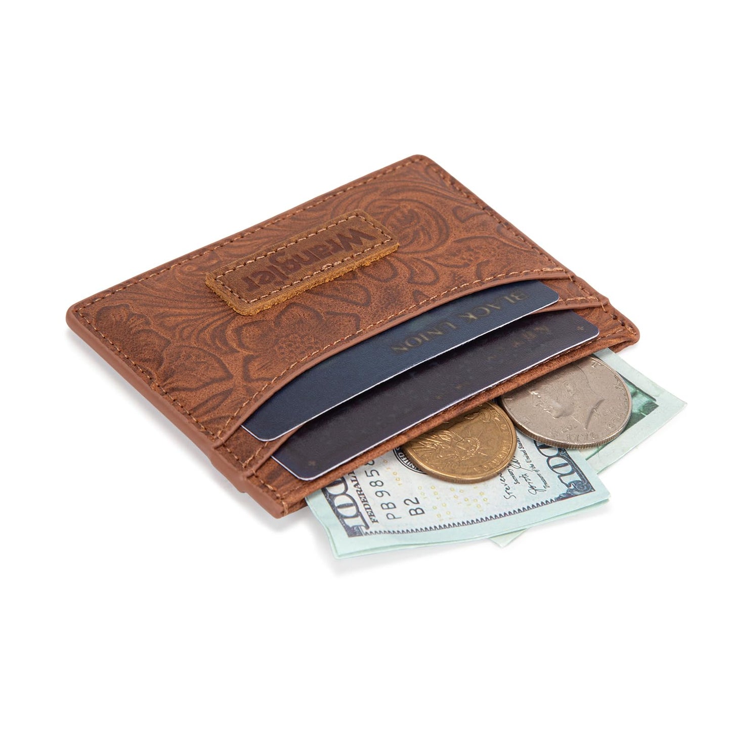Montana West X Wrangler Credit Card Holder for Women Wallet Card Case Small Ladies Female Pocket Wallet