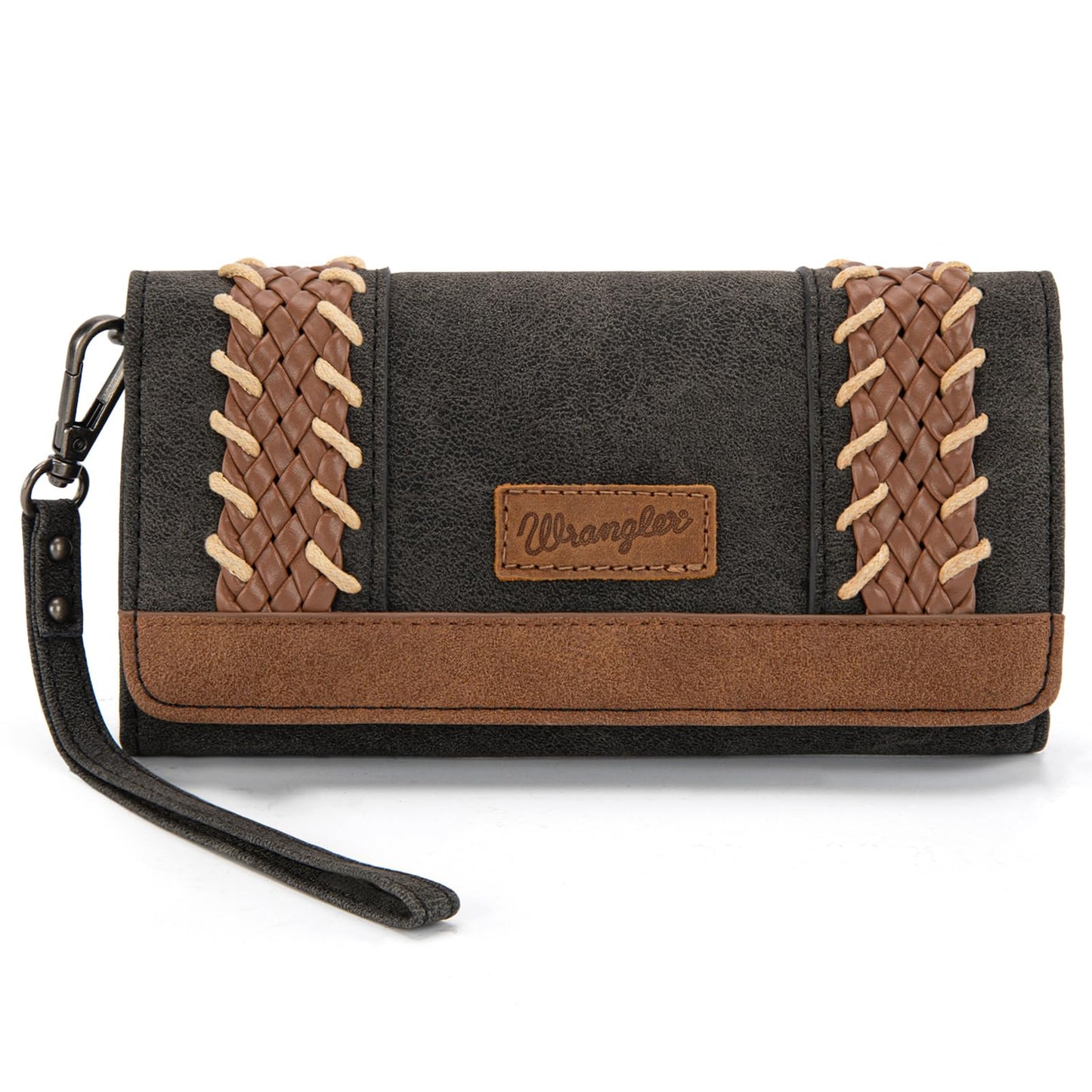 X Wrangler Wristlet Western Wallet Boho Aztec Credit Card Holder for Women