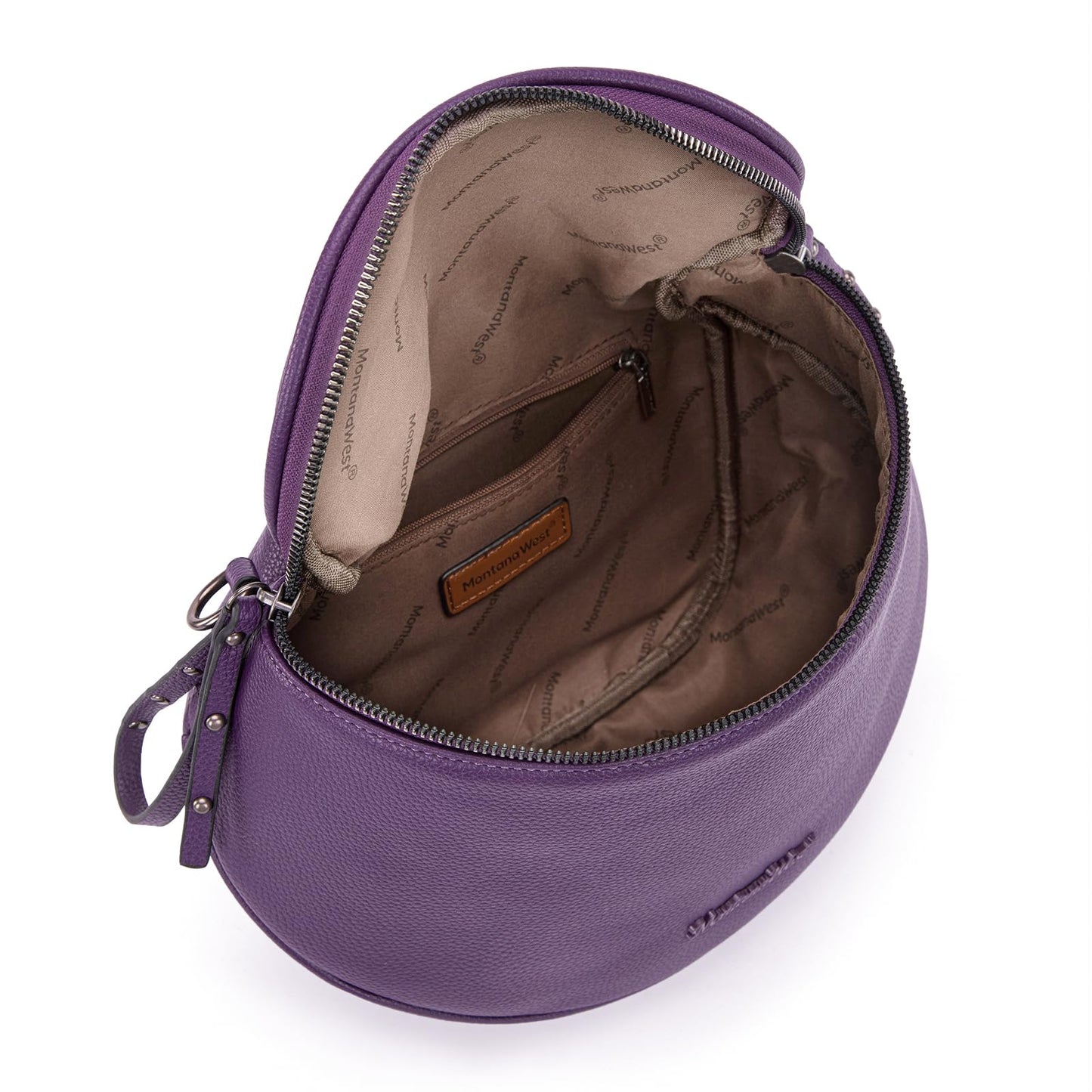Montana West Crossbody Bag for Women, Large Bum Bag Purse Soft Vegan Leather Travel Fanny Pack with Coin Purse