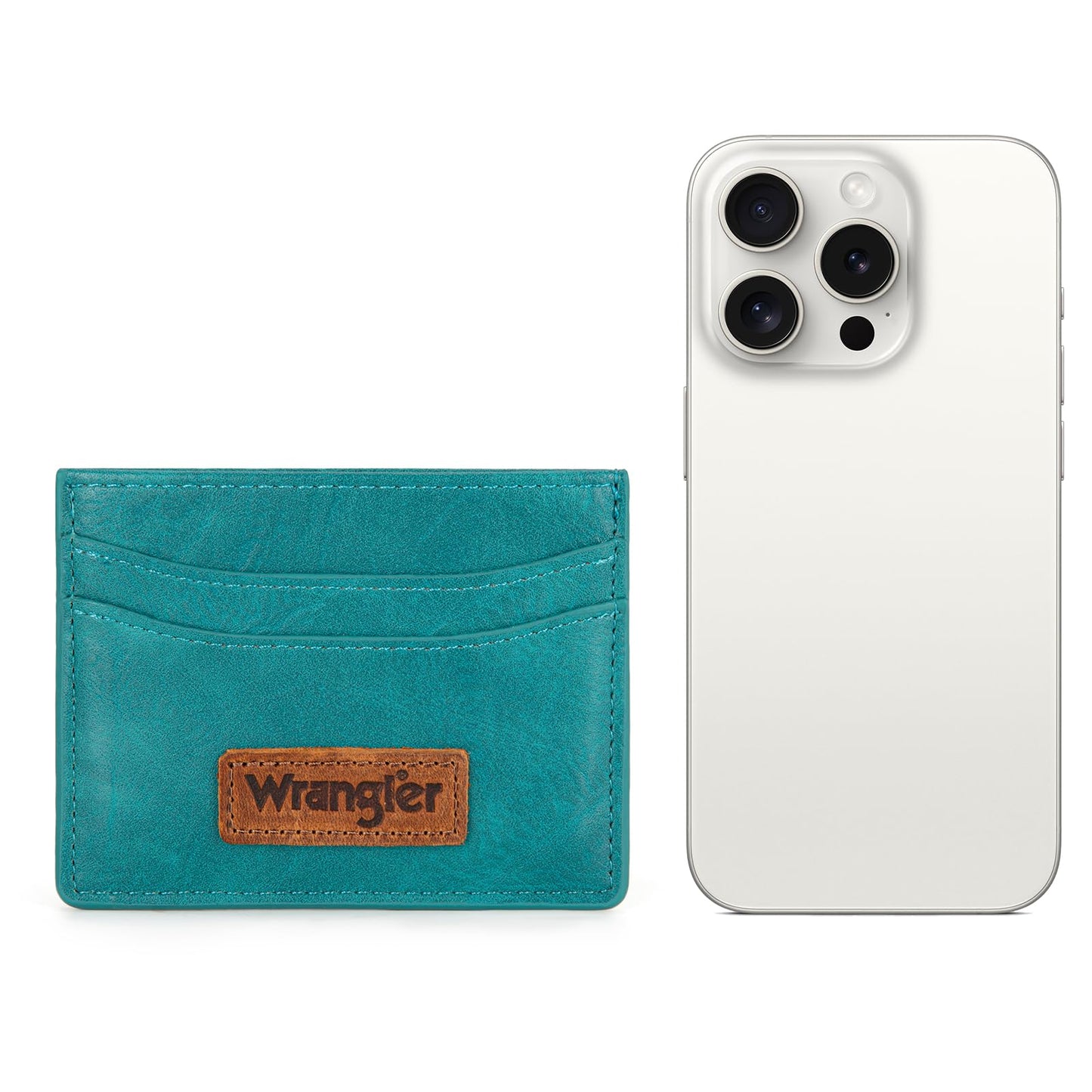 Montana West X Wrangler Credit Card Holder for Women Wallet Card Case Small Ladies Female Pocket Wallet
