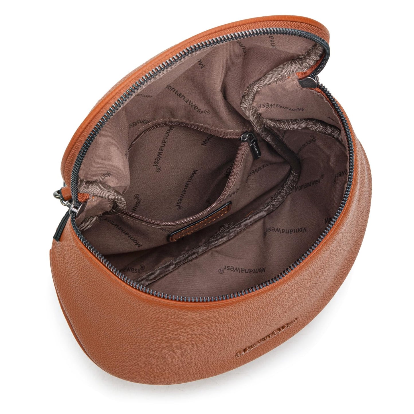 Montana West Crossbody Bag for Women, Large Bum Bag Purse Soft Vegan Leather Travel Fanny Pack with Coin Purse