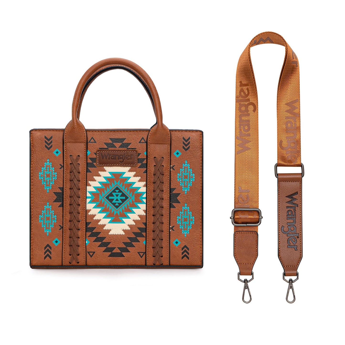 Wrangler Tote Bag for Women Western Purse and Aztec Satchel Handbag