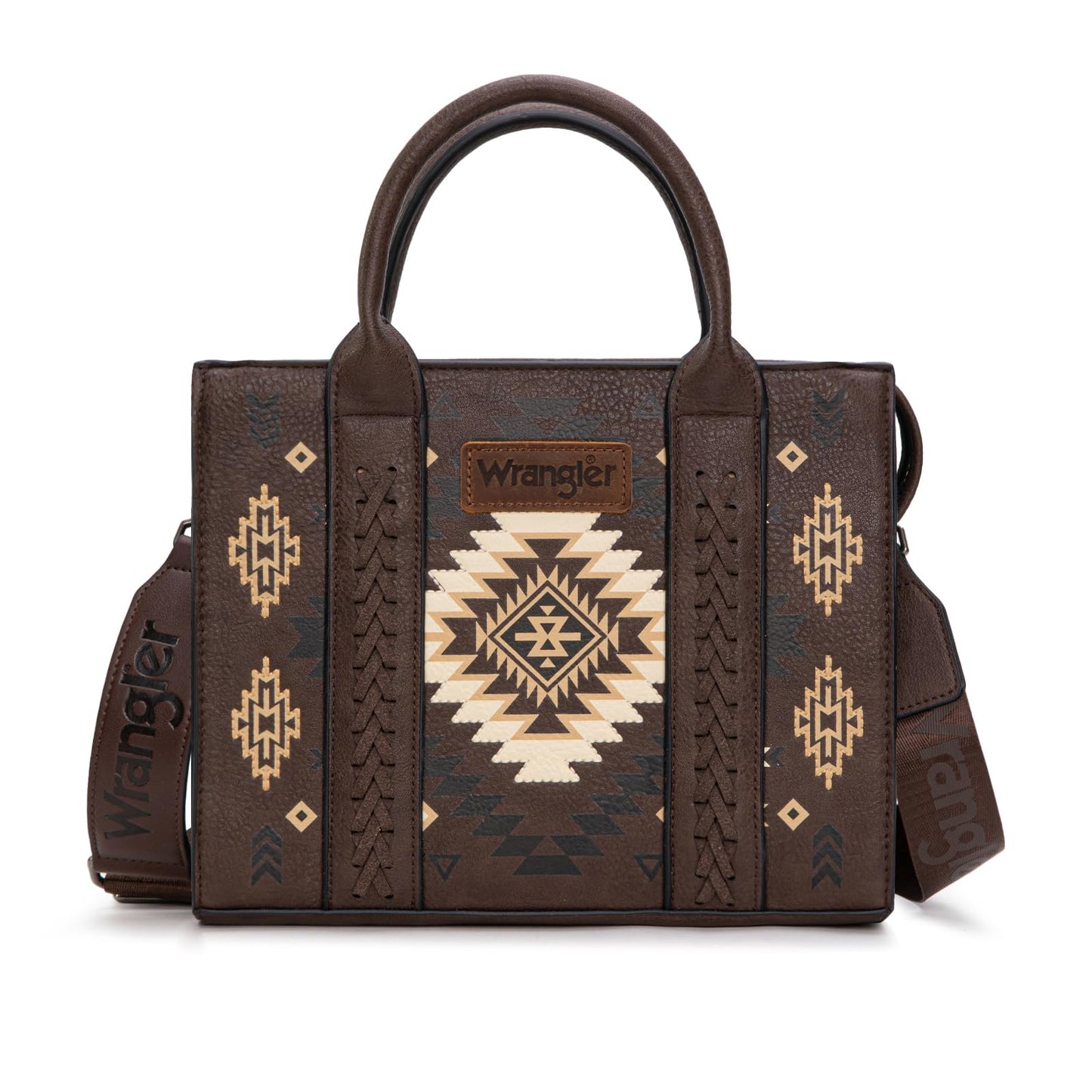 Wrangler Tote Bag for Women Western Purse and Aztec Satchel Handbag