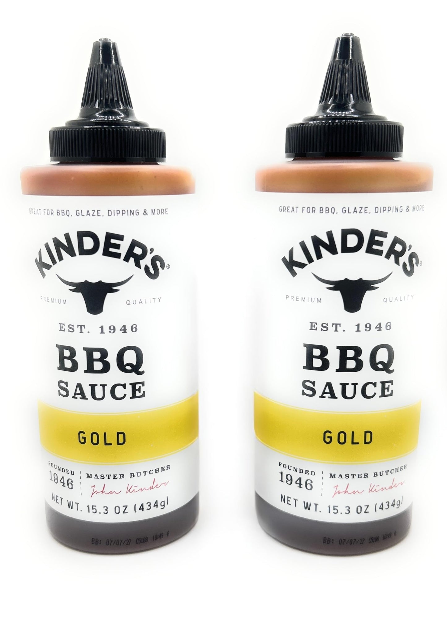 Kinder's Marinades, BBQ, Dipping & Wing Sauces - 2 bottles (Sweet & Sour Wing 16.9oz)