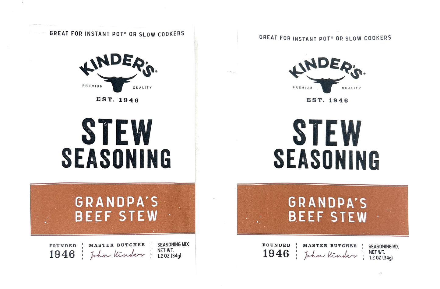Kinder's Seasoning Mixes 1oz - 2 packets (Bone Broth Gravy Classic Beef)