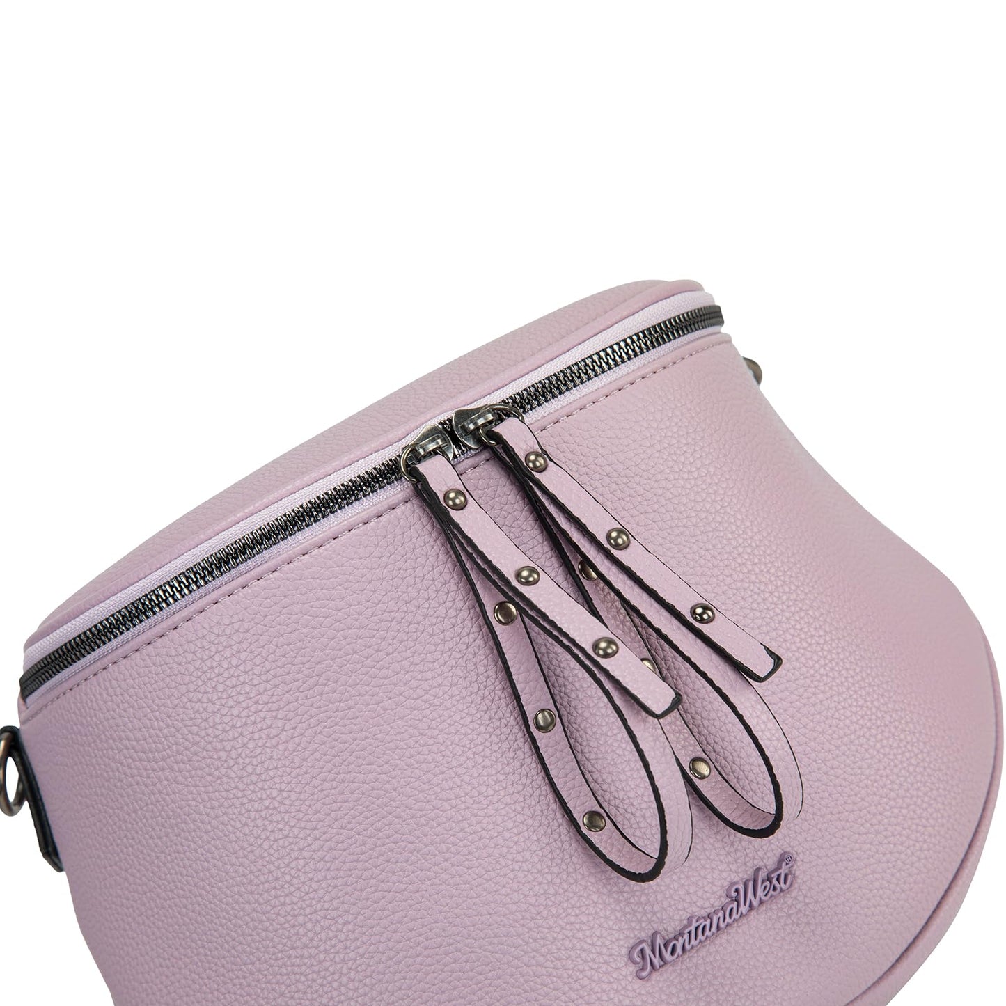 Montana West Crossbody Bag for Women, Large Bum Bag Purse Soft Vegan Leather Travel Fanny Pack with Coin Purse