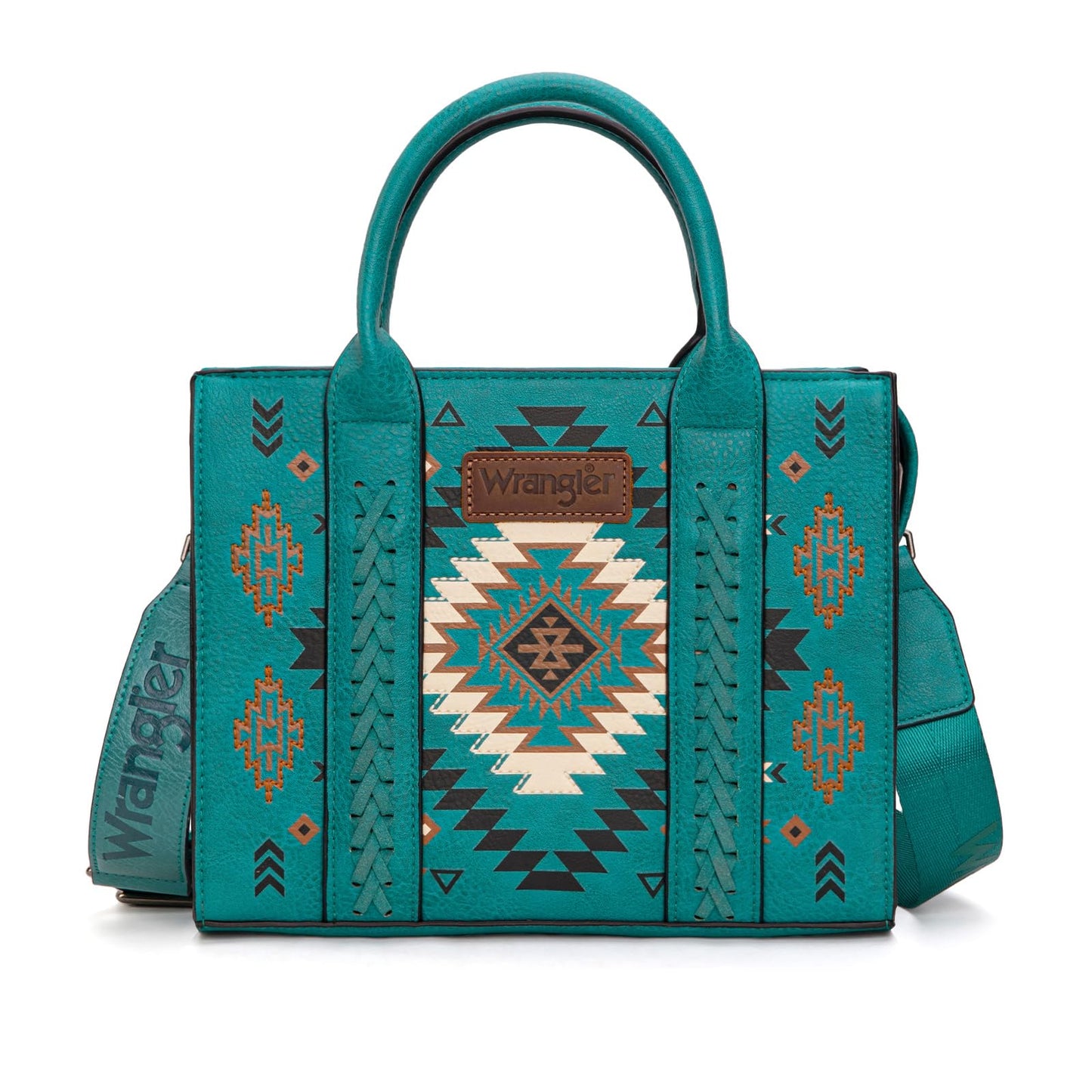 Wrangler Tote Bag for Women Western Purse and Aztec Satchel Handbag