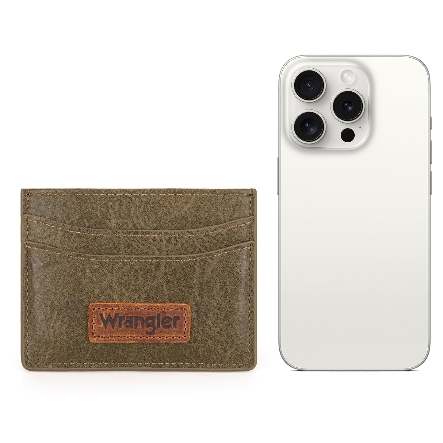 Montana West X Wrangler Credit Card Holder for Women Wallet Card Case Small Ladies Female Pocket Wallet