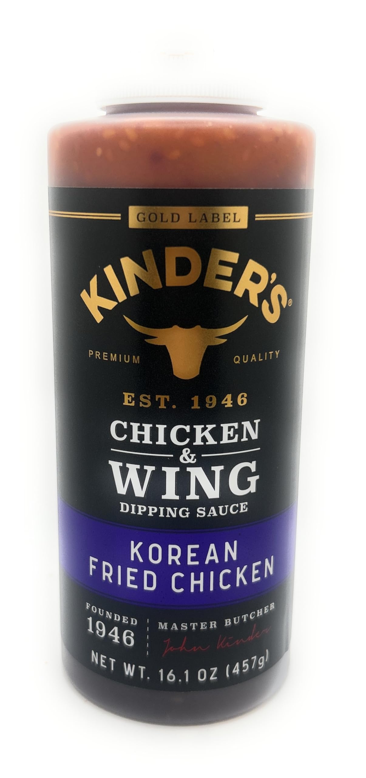Kinder's Marinades, BBQ, Dipping & Wing Sauces - 1 bottle (Sticky Honey Wing 15.8oz)
