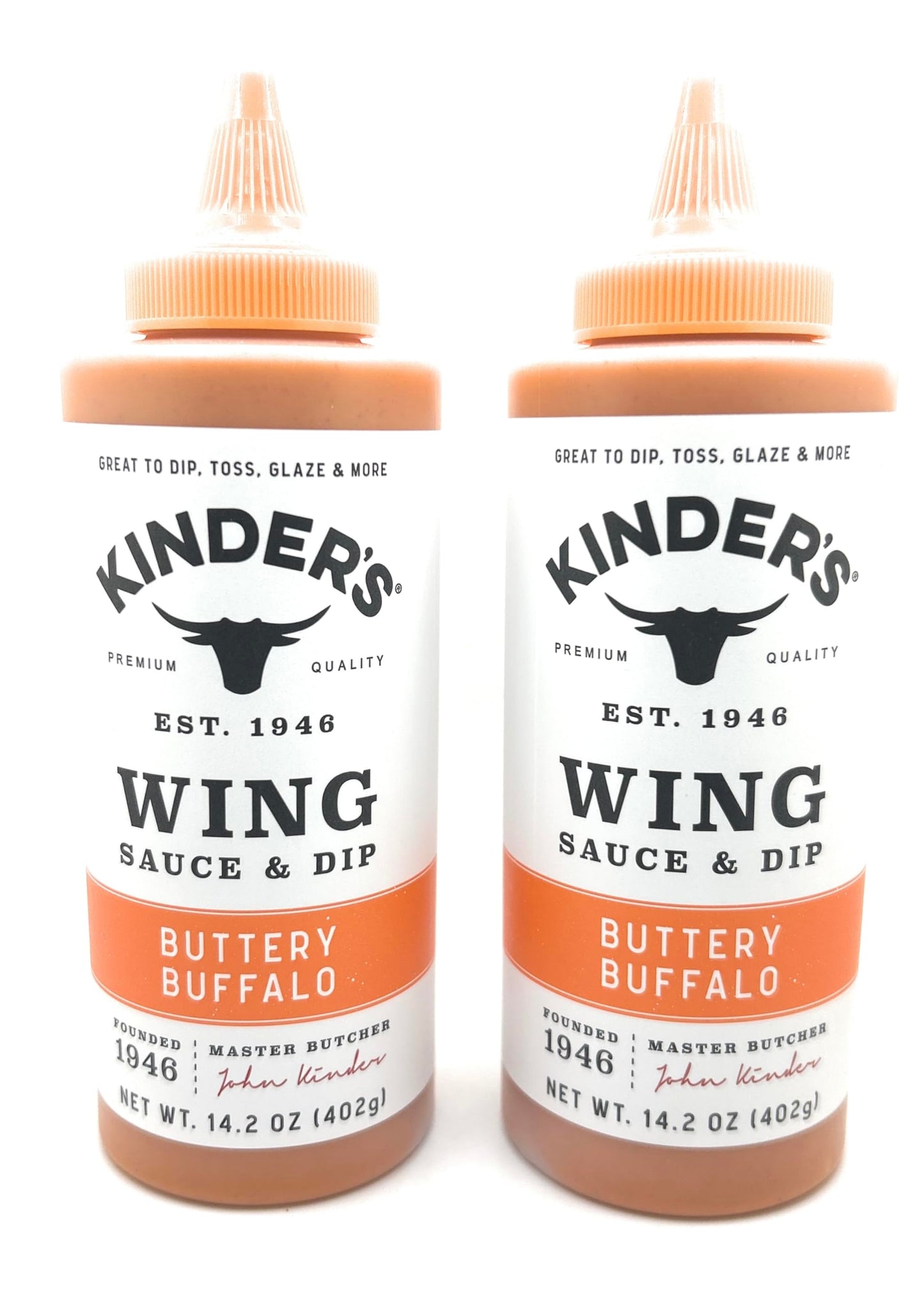 Kinder's Marinades, BBQ, Dipping & Wing Sauces - 2 bottles (Sweet & Sour Wing 16.9oz)