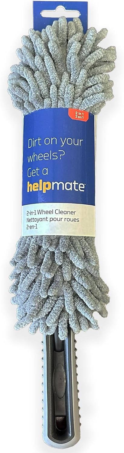 2 in 1 Car Duster Exterior | 13" Car Duster with Scrubbing and Mop Side | Flexible Design for Easy Maneuverability