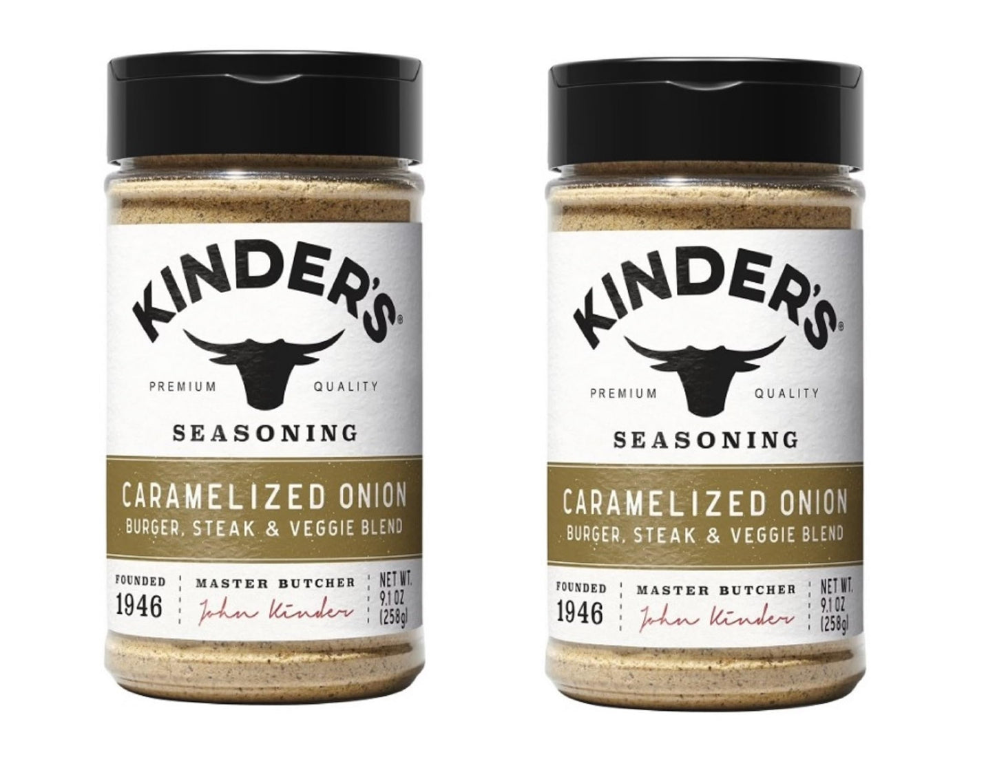 Kinder's Seasonings & Rubs - 2 bottles (Caramelized Onion Butter 6.2oz)