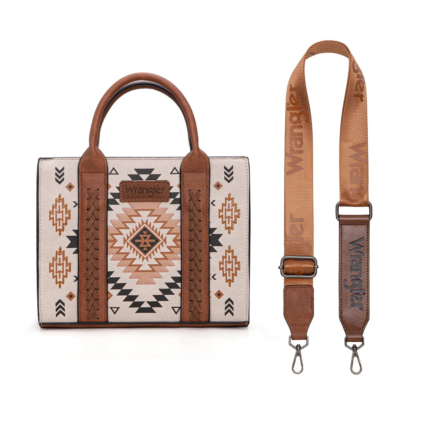 Wrangler Tote Bag for Women Western Purse and Aztec Satchel Handbag