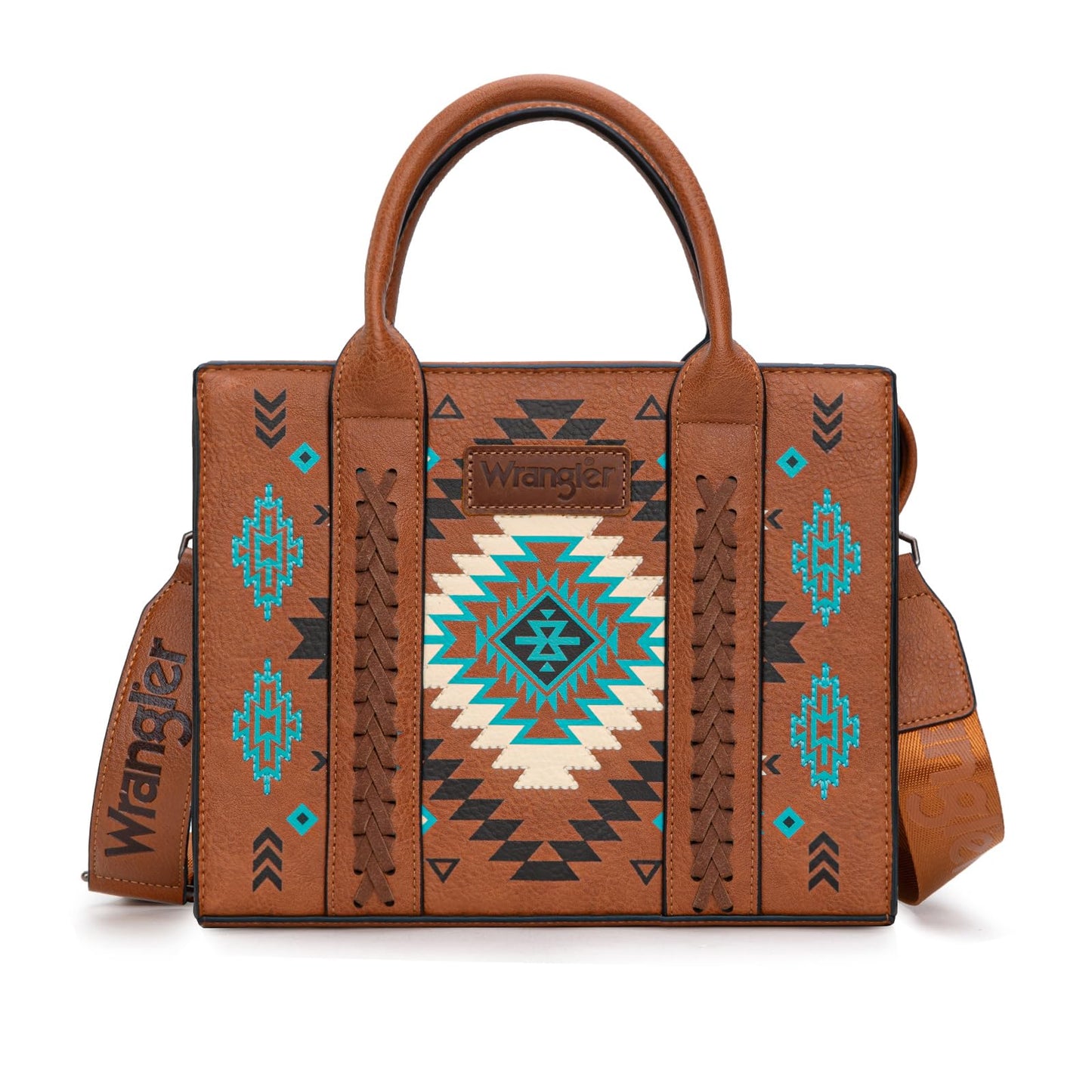Wrangler Tote Bag for Women Western Purse and Aztec Satchel Handbag