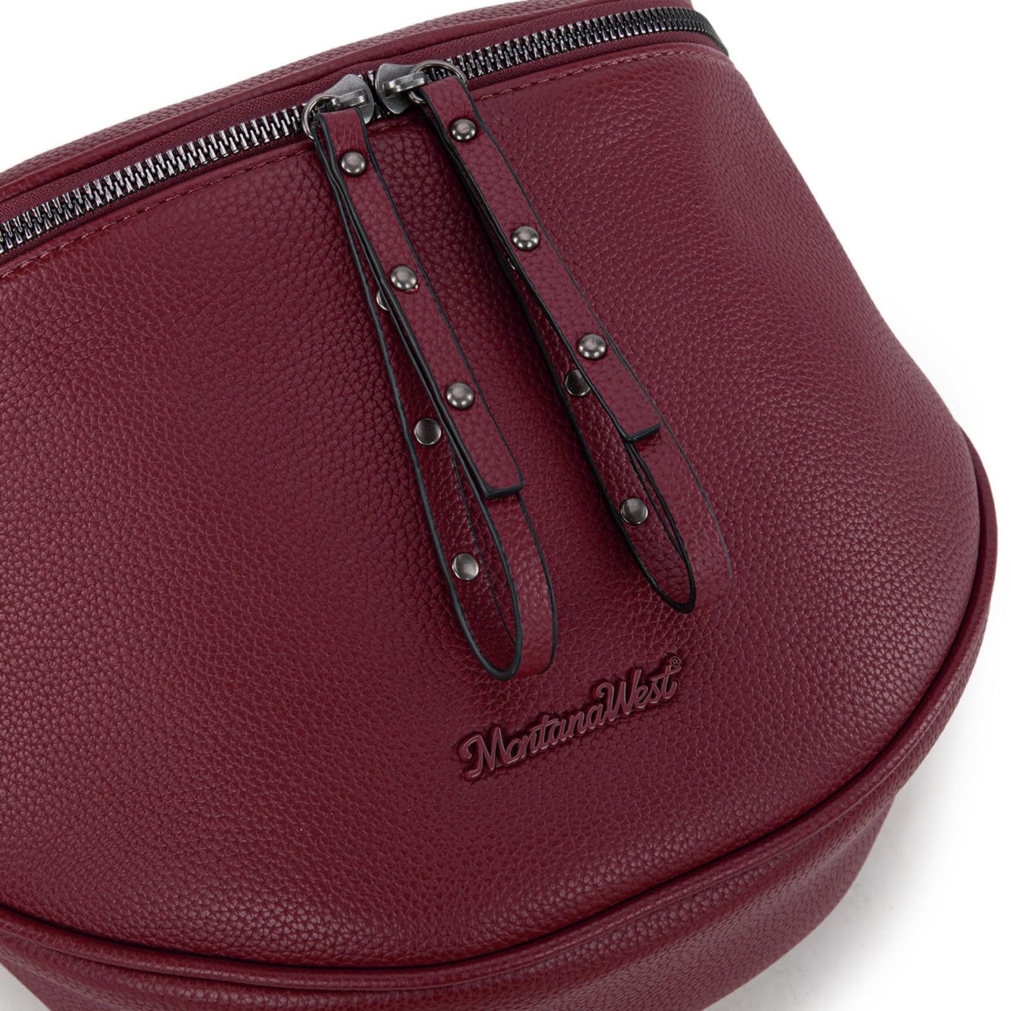 Montana West Crossbody Bag for Women, Large Bum Bag Purse Soft Vegan Leather Travel Fanny Pack with Coin Purse