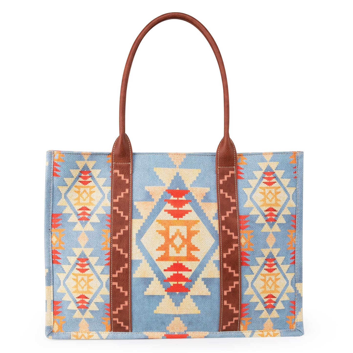 Wrangler Tote Bag for Women Western Purse and Aztec Satchel Handbag
