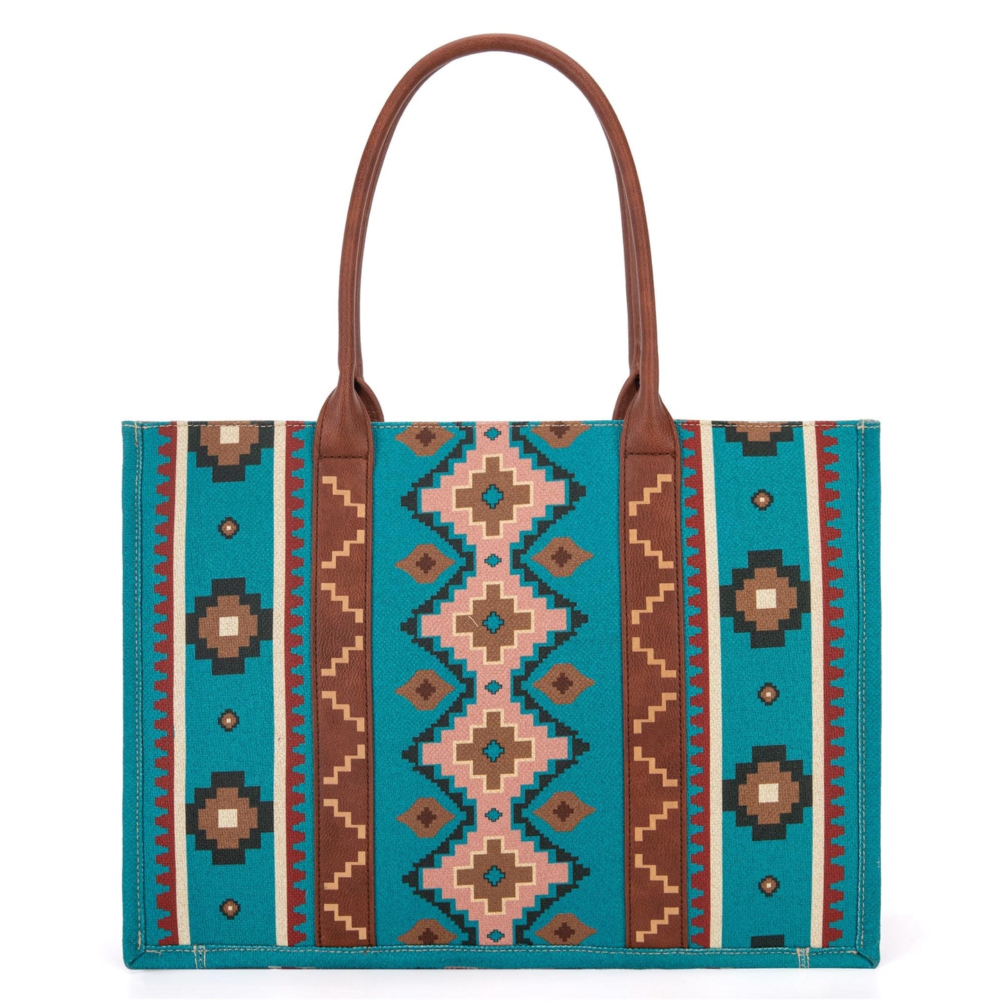 Wrangler Tote Bag for Women Western Purse and Aztec Satchel Handbag