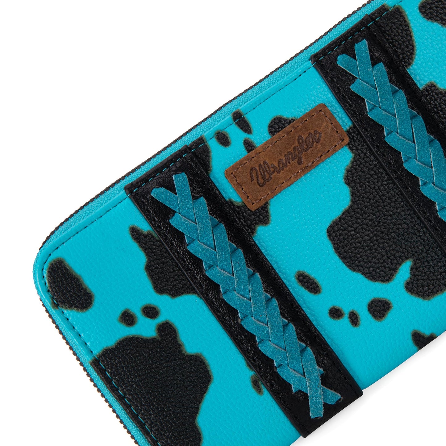X Wrangler Wristlet Western Wallet Boho Aztec Credit Card Holder for Women