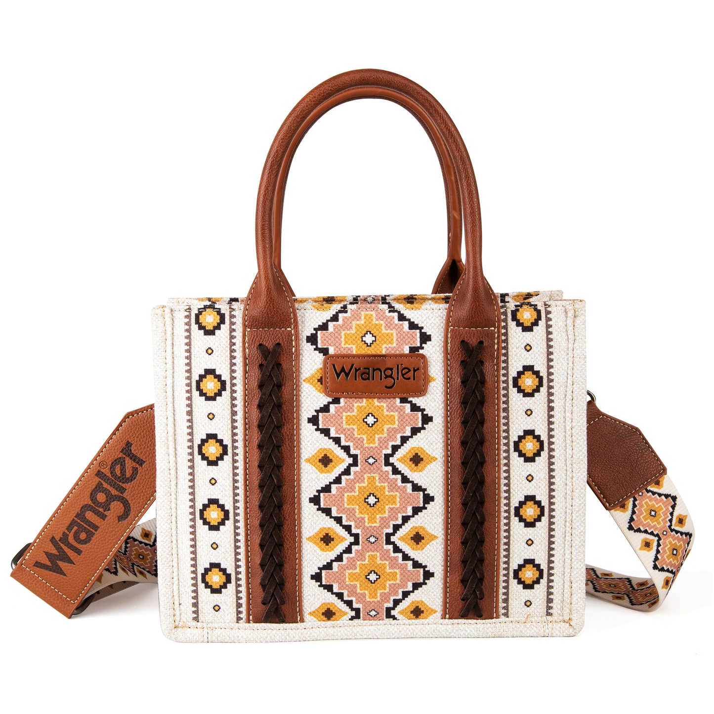 Wrangler Tote Bag for Women Western Purse and Aztec Satchel Handbag