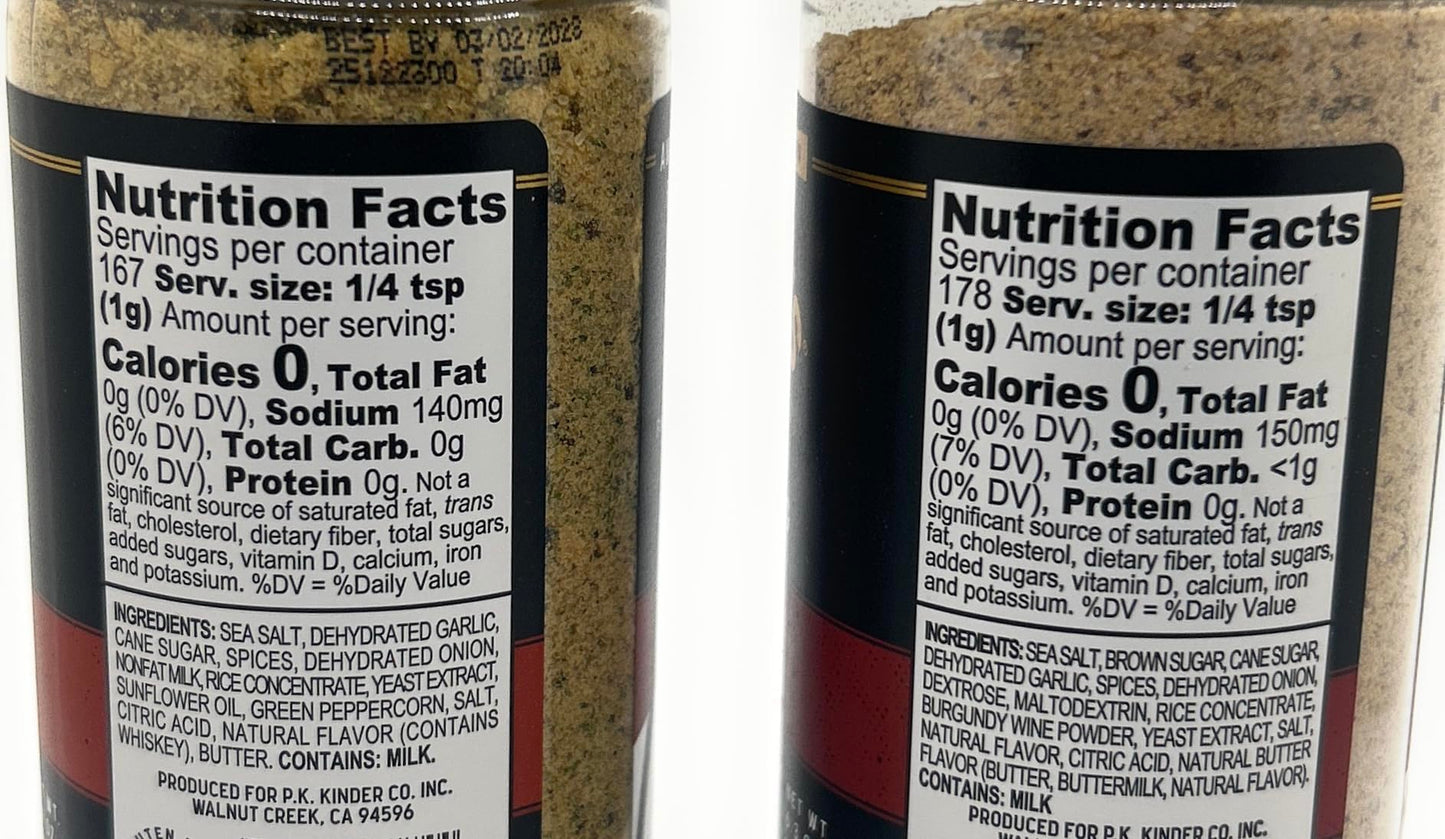 Kinder's Seasonings & Rubs - 2 bottles (Caramelized Onion Butter 6.2oz)