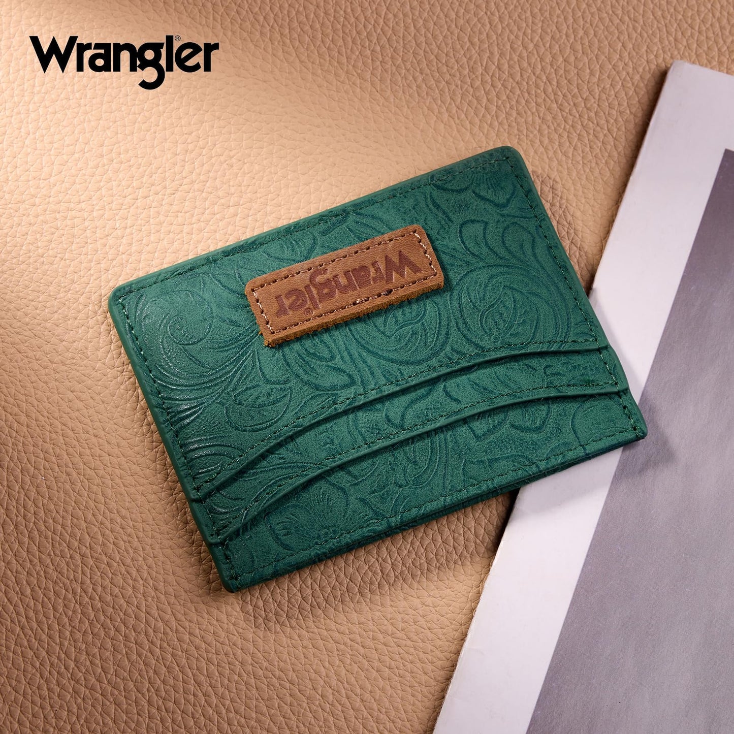 Montana West X Wrangler Credit Card Holder for Women Wallet Card Case Small Ladies Female Pocket Wallet
