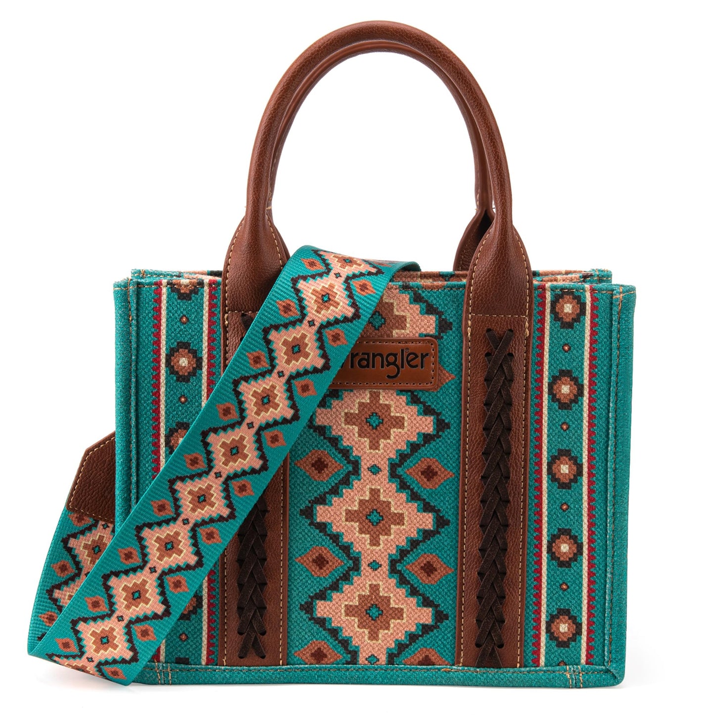 Wrangler Tote Bag for Women Western Purse and Aztec Satchel Handbag