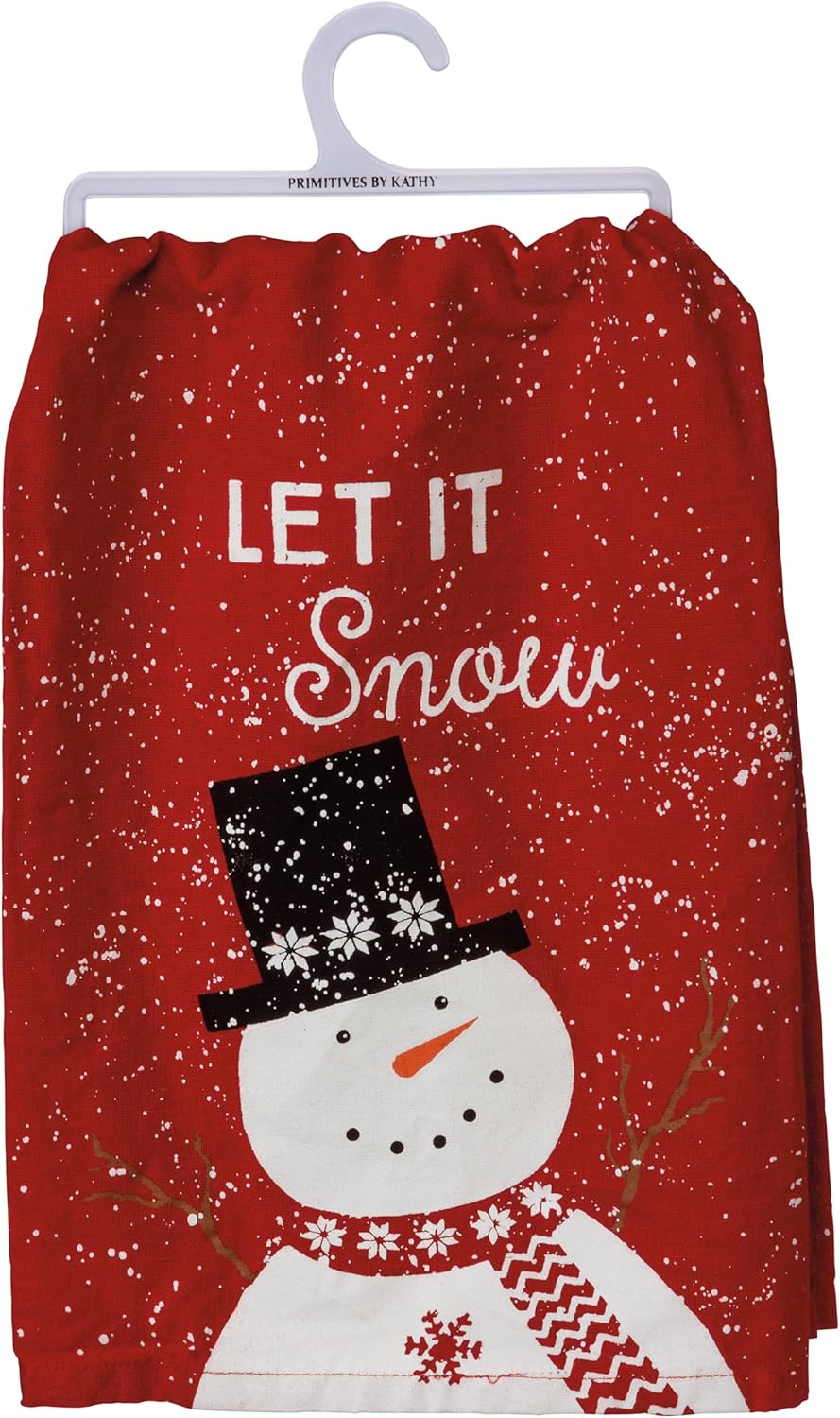 Primitives by Kathy Let It Snow Home Décor Kitchen Towel