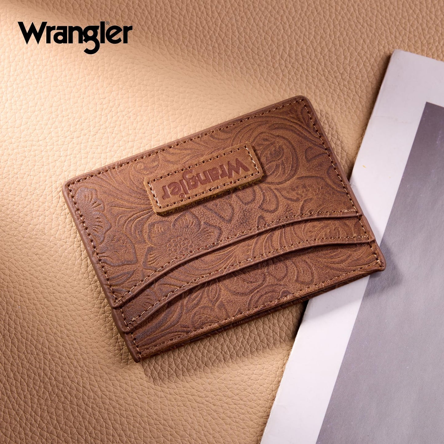 Montana West X Wrangler Credit Card Holder for Women Wallet Card Case Small Ladies Female Pocket Wallet