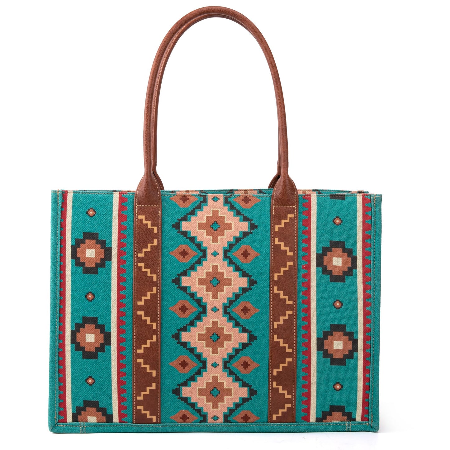 Wrangler Tote Bag for Women Western Purse and Aztec Satchel Handbag