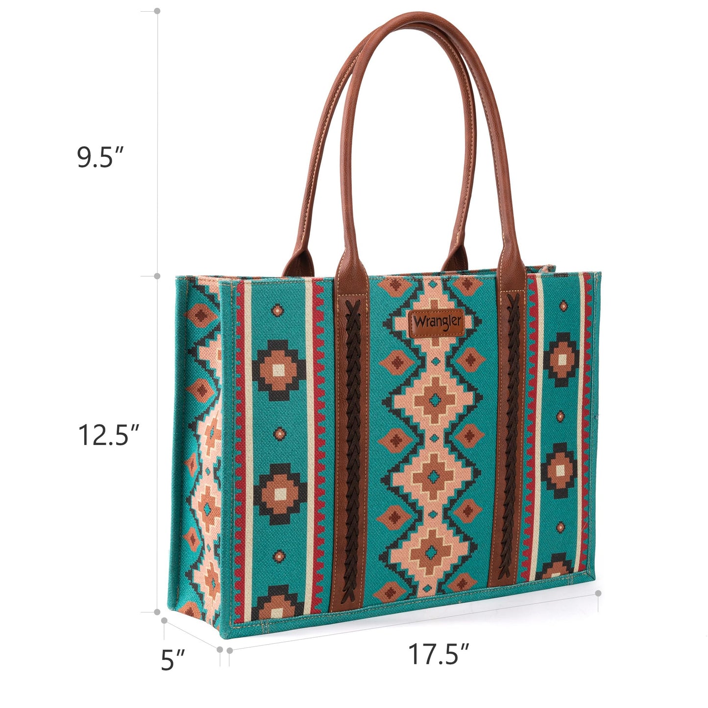 Wrangler Tote Bag for Women Western Purse and Aztec Satchel Handbag
