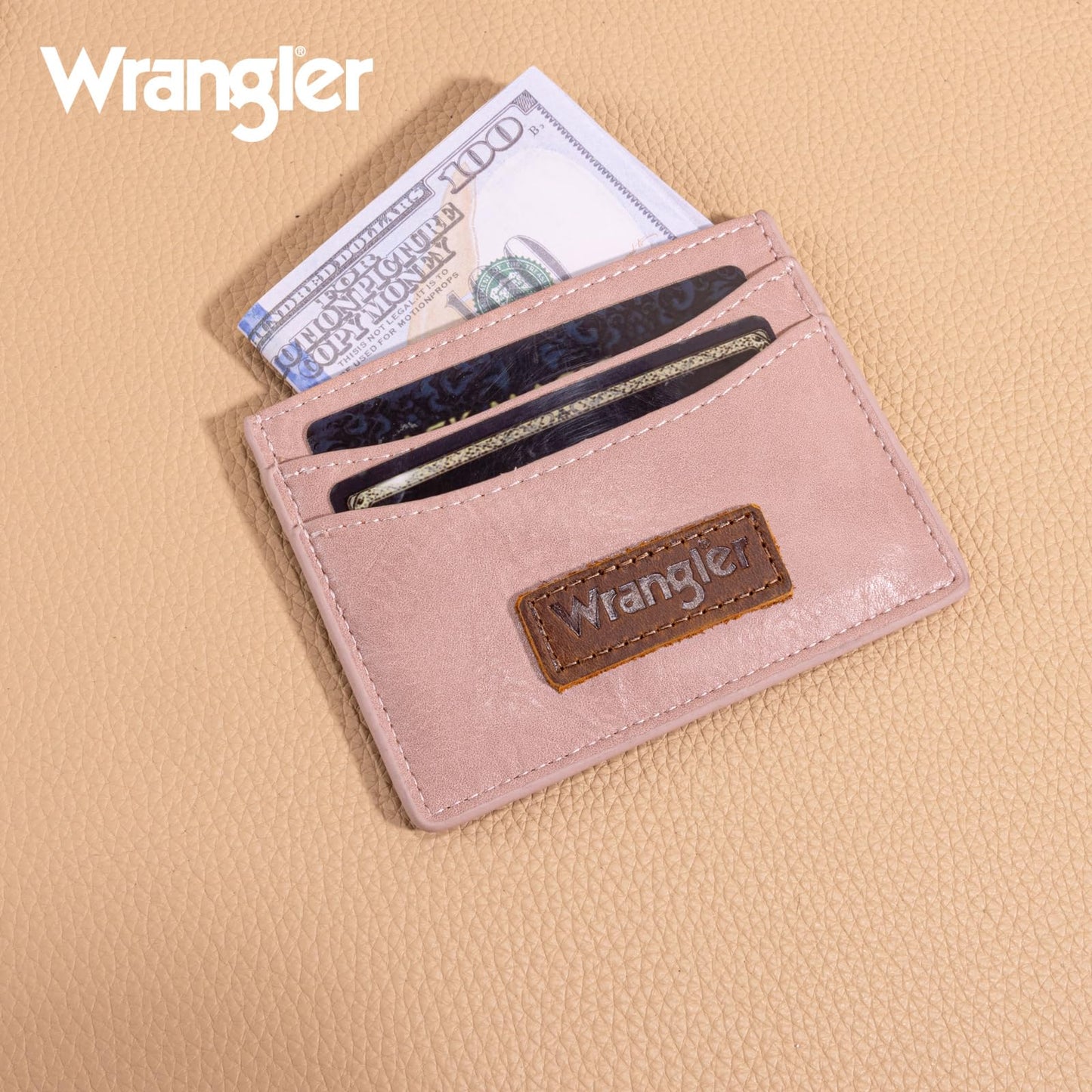 Montana West X Wrangler Credit Card Holder for Women Wallet Card Case Small Ladies Female Pocket Wallet