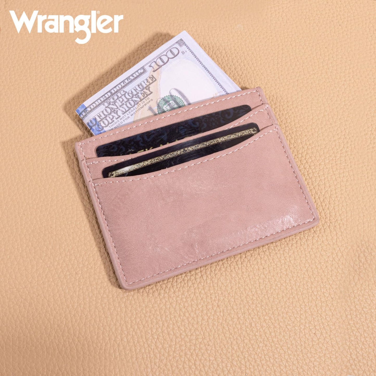 Montana West X Wrangler Credit Card Holder for Women Wallet Card Case Small Ladies Female Pocket Wallet