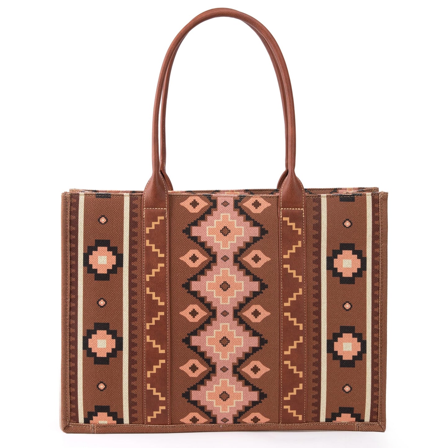 Wrangler Tote Bag for Women Western Purse and Aztec Satchel Handbag