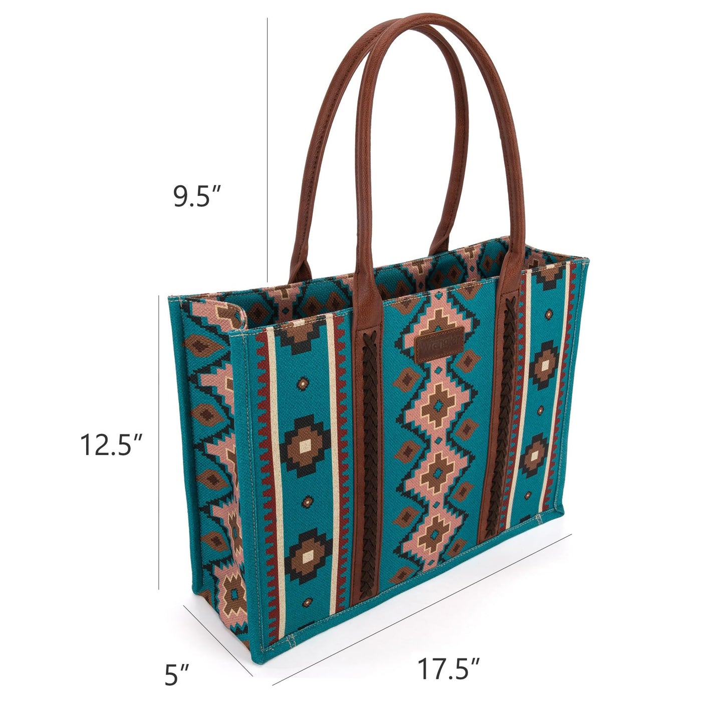 Wrangler Tote Bag for Women Western Purse and Aztec Satchel Handbag