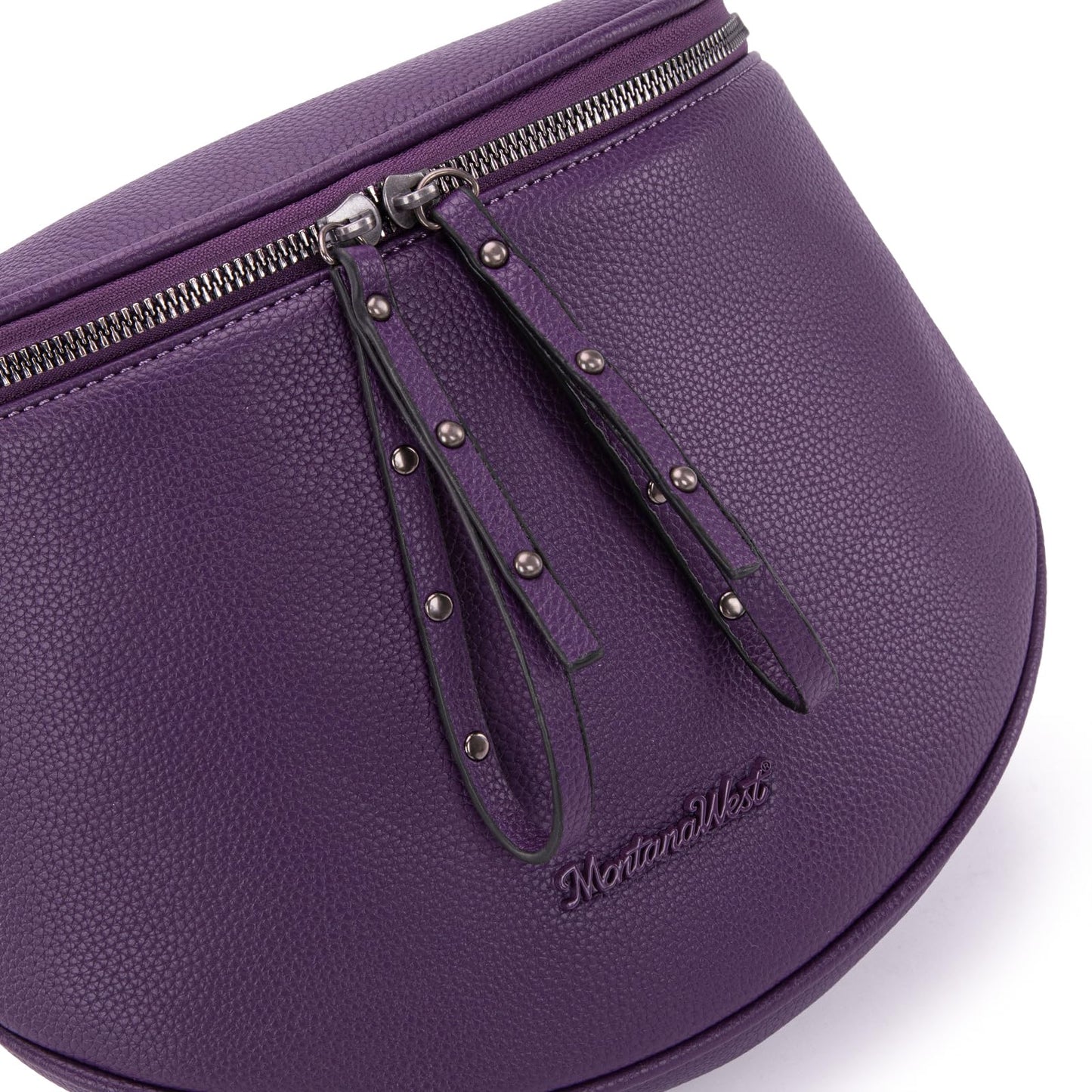 Montana West Crossbody Bag for Women, Large Bum Bag Purse Soft Vegan Leather Travel Fanny Pack with Coin Purse