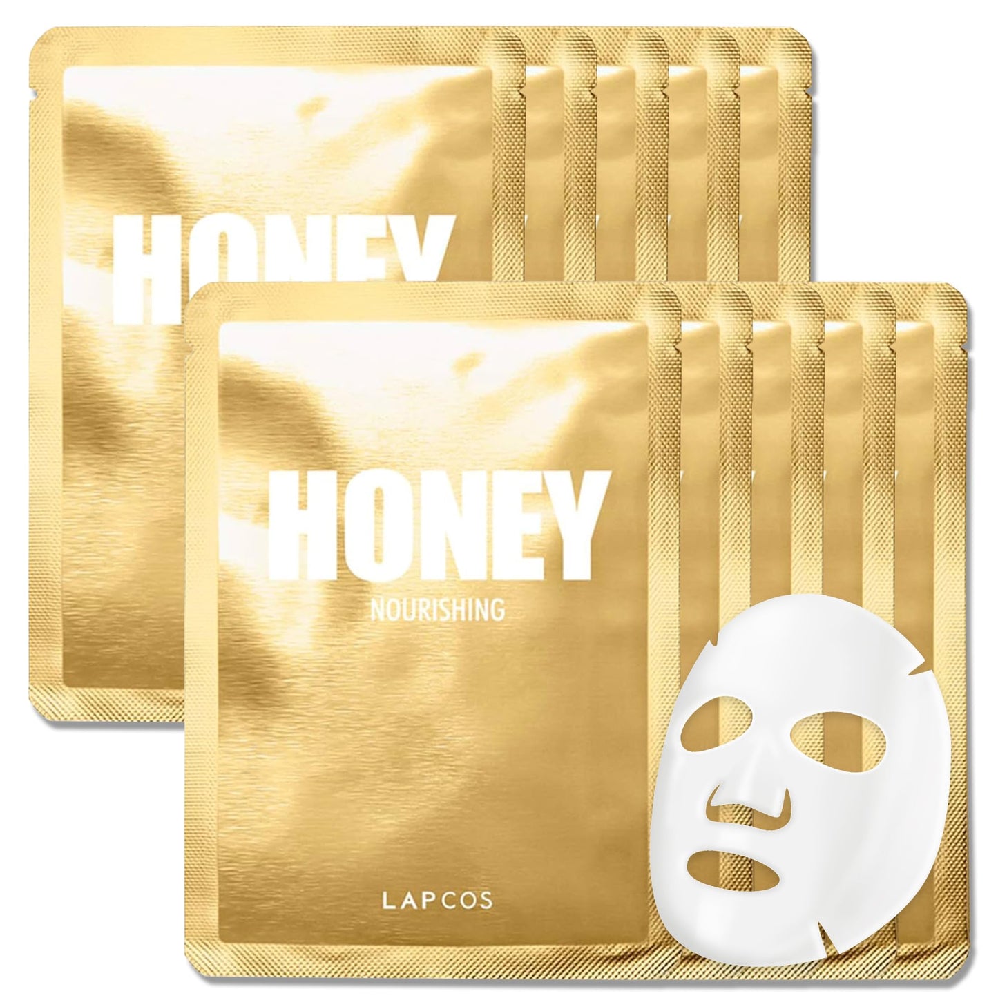 LAPCOS K Beauty Seaweed Sheet Mask - Purifying & Hydrating Face Masks with Hyaluronic Acid & Squalane for Dull, Dry Skin & Uneven Texture - Highly Breathable Lyocell Sheet Korean Skin Care (Pack of 5)