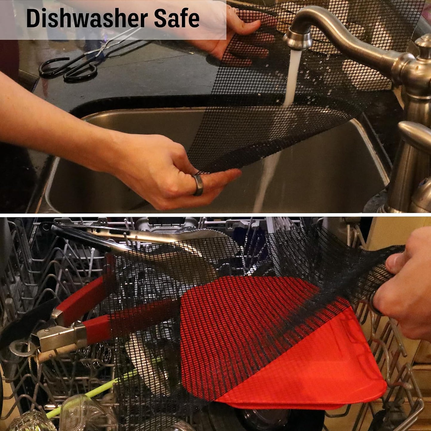 Barbecue Grill Mesh | 13" x 16" Grill Topper for Outdoor Grill | Heat Resistant Up to 450°F