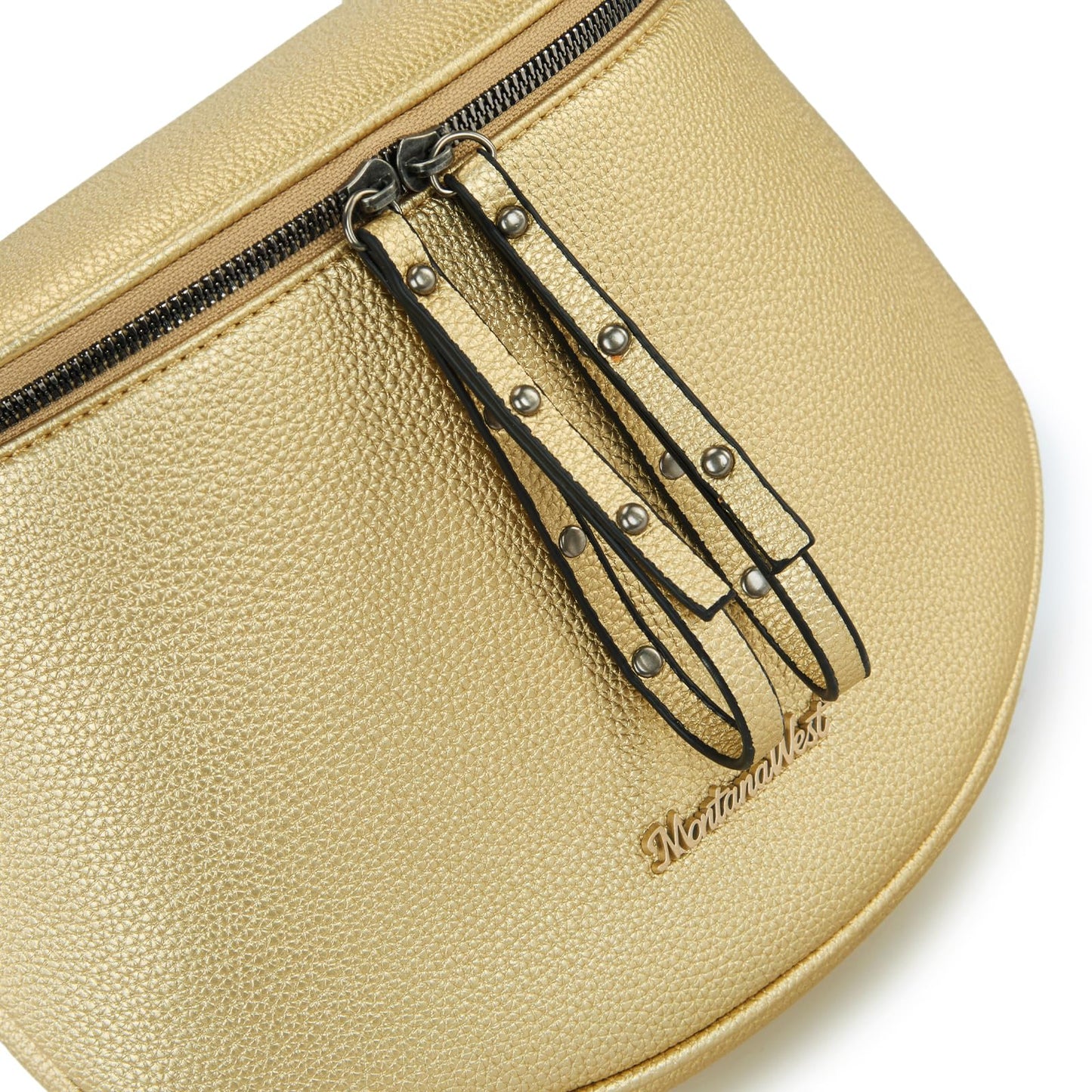 Montana West Crossbody Bag for Women, Large Bum Bag Purse Soft Vegan Leather Travel Fanny Pack with Coin Purse