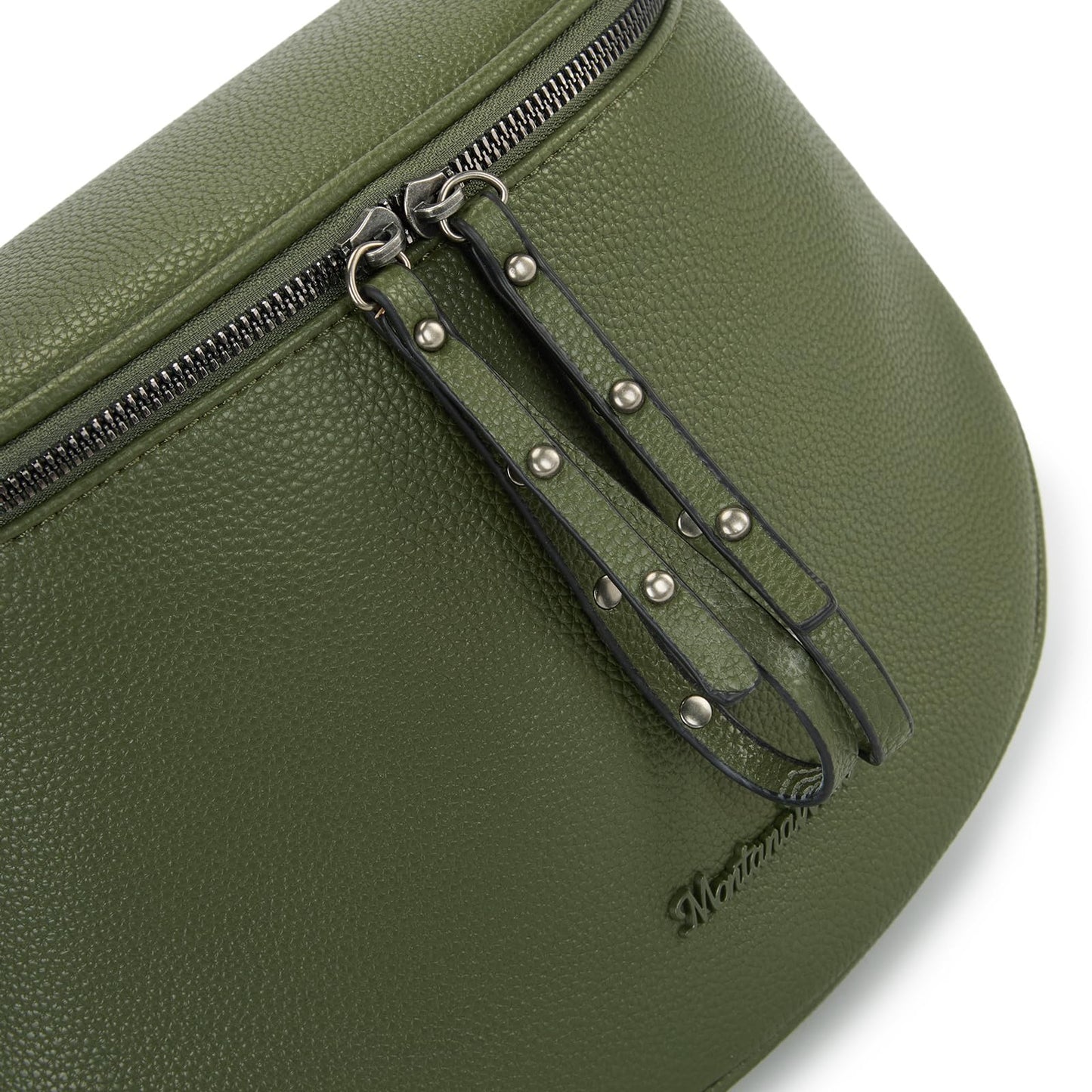 Montana West Crossbody Bag for Women, Large Bum Bag Purse Soft Vegan Leather Travel Fanny Pack with Coin Purse