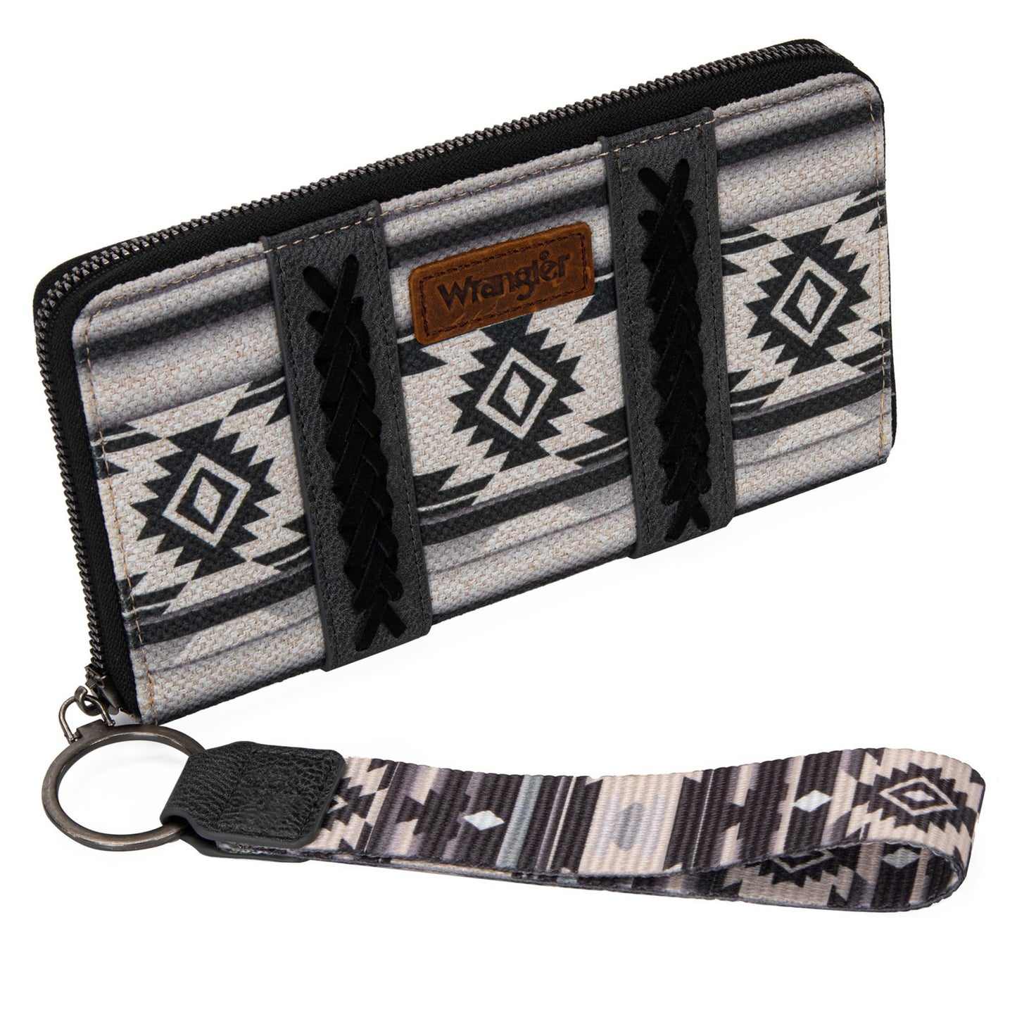 X Wrangler Wristlet Western Wallet Boho Aztec Credit Card Holder for Women