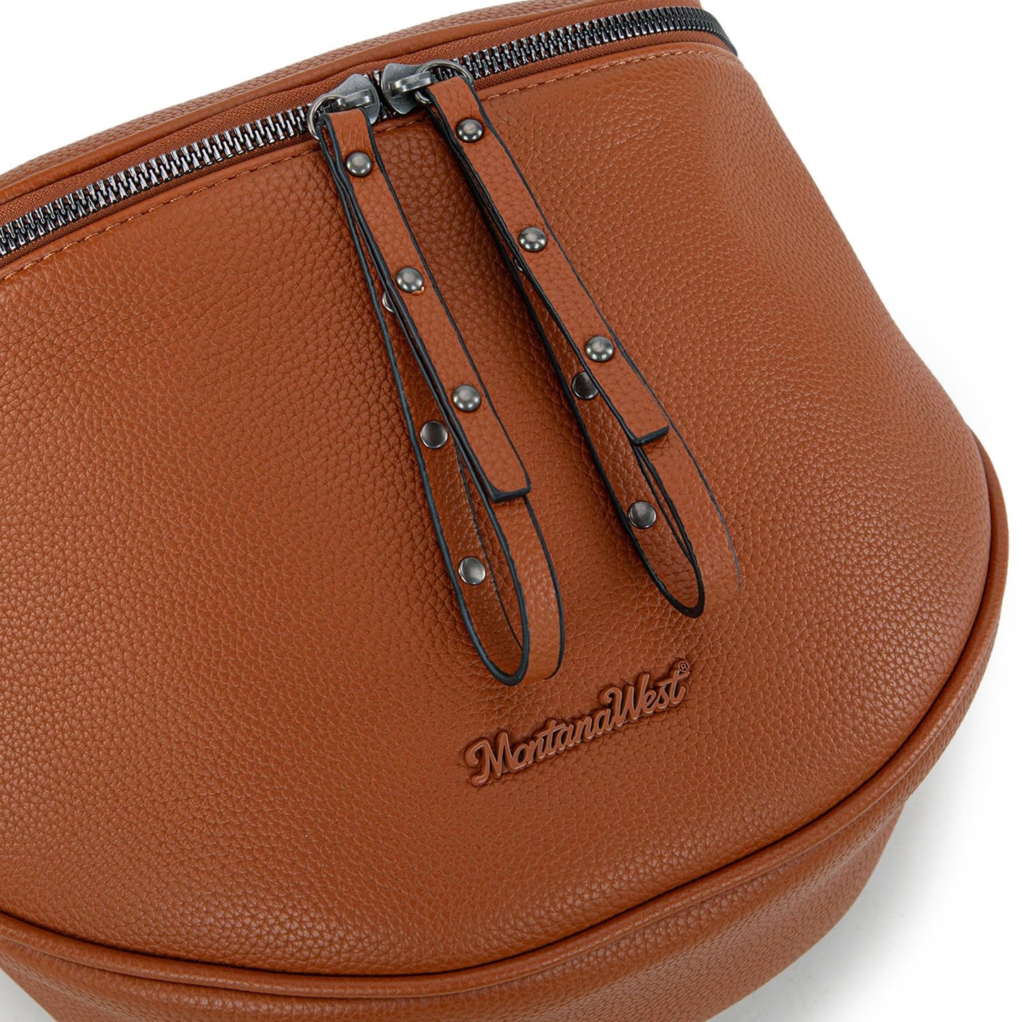 Montana West Crossbody Bag for Women, Large Bum Bag Purse Soft Vegan Leather Travel Fanny Pack with Coin Purse