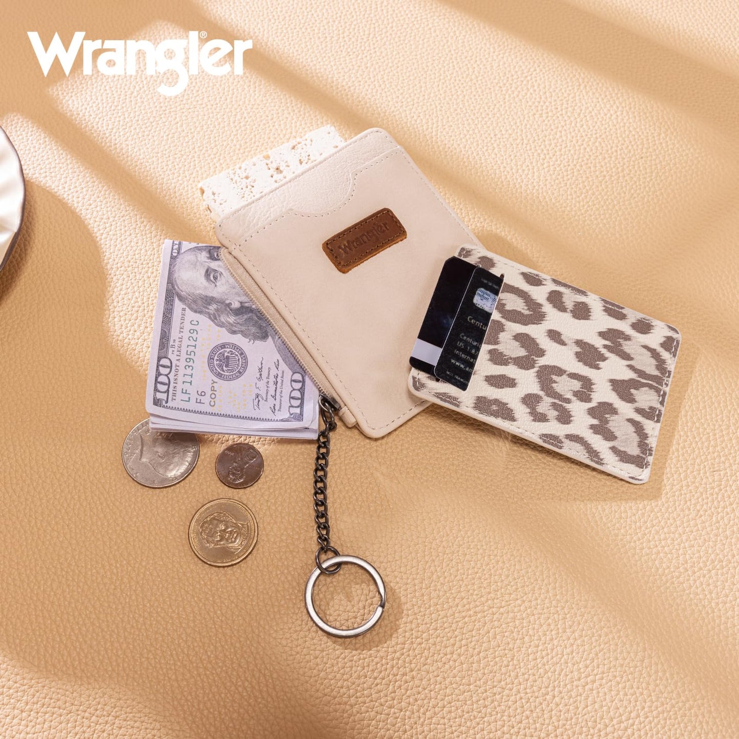 Montana West X Wrangler Credit Card Holder for Women Wallet Card Case Small Ladies Female Pocket Wallet