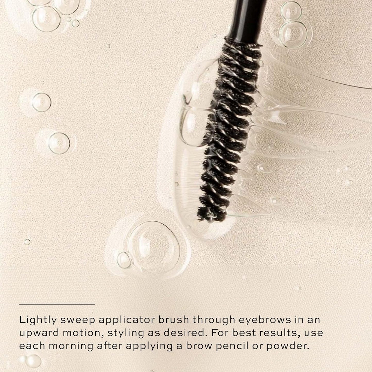 DIME Beauty Eyebrow Enhancing Gel - Clear Brow Gel with Peptides, Amino Acids & Caffeine, Eyebrow Growth Serum and Styling for Fuller, Thicker, Stronger-Looking Brows, Vegan, 0.20 oz / 6 ml