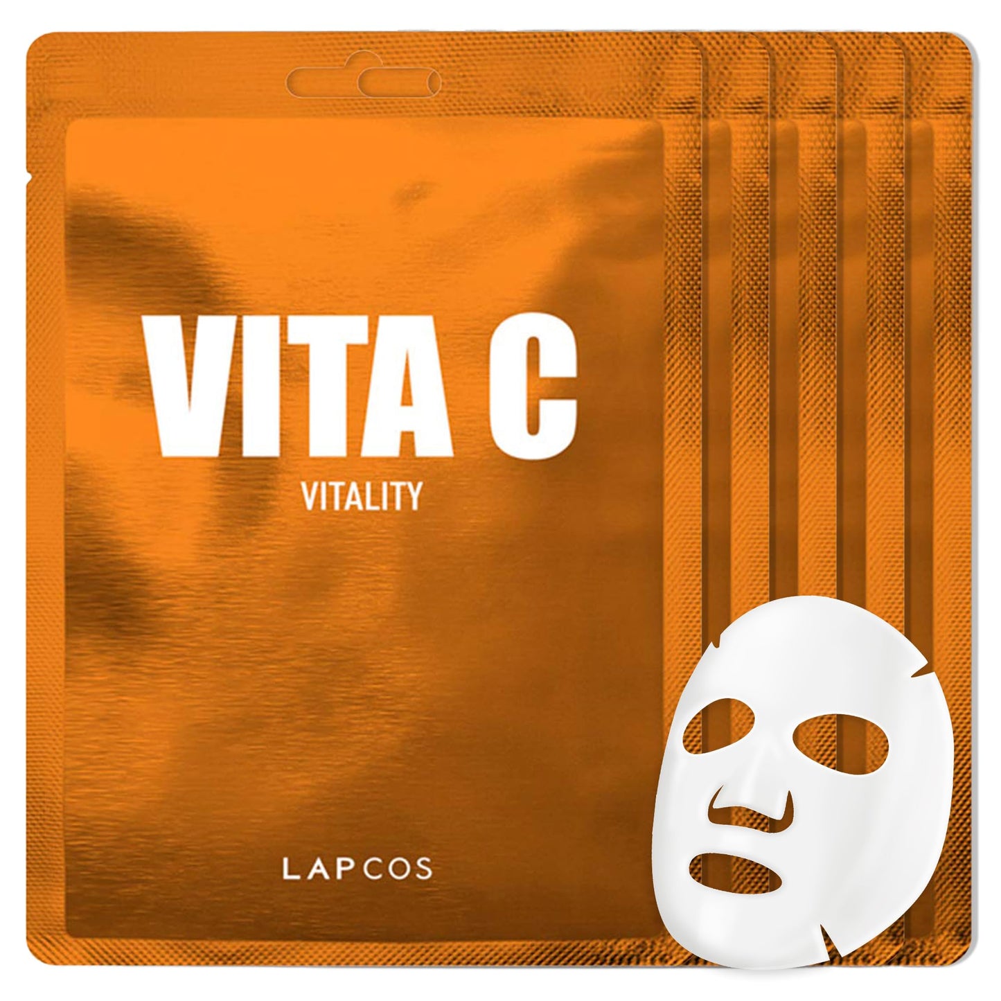 LAPCOS K Beauty Seaweed Sheet Mask - Purifying & Hydrating Face Masks with Hyaluronic Acid & Squalane for Dull, Dry Skin & Uneven Texture - Highly Breathable Lyocell Sheet Korean Skin Care (Pack of 5)